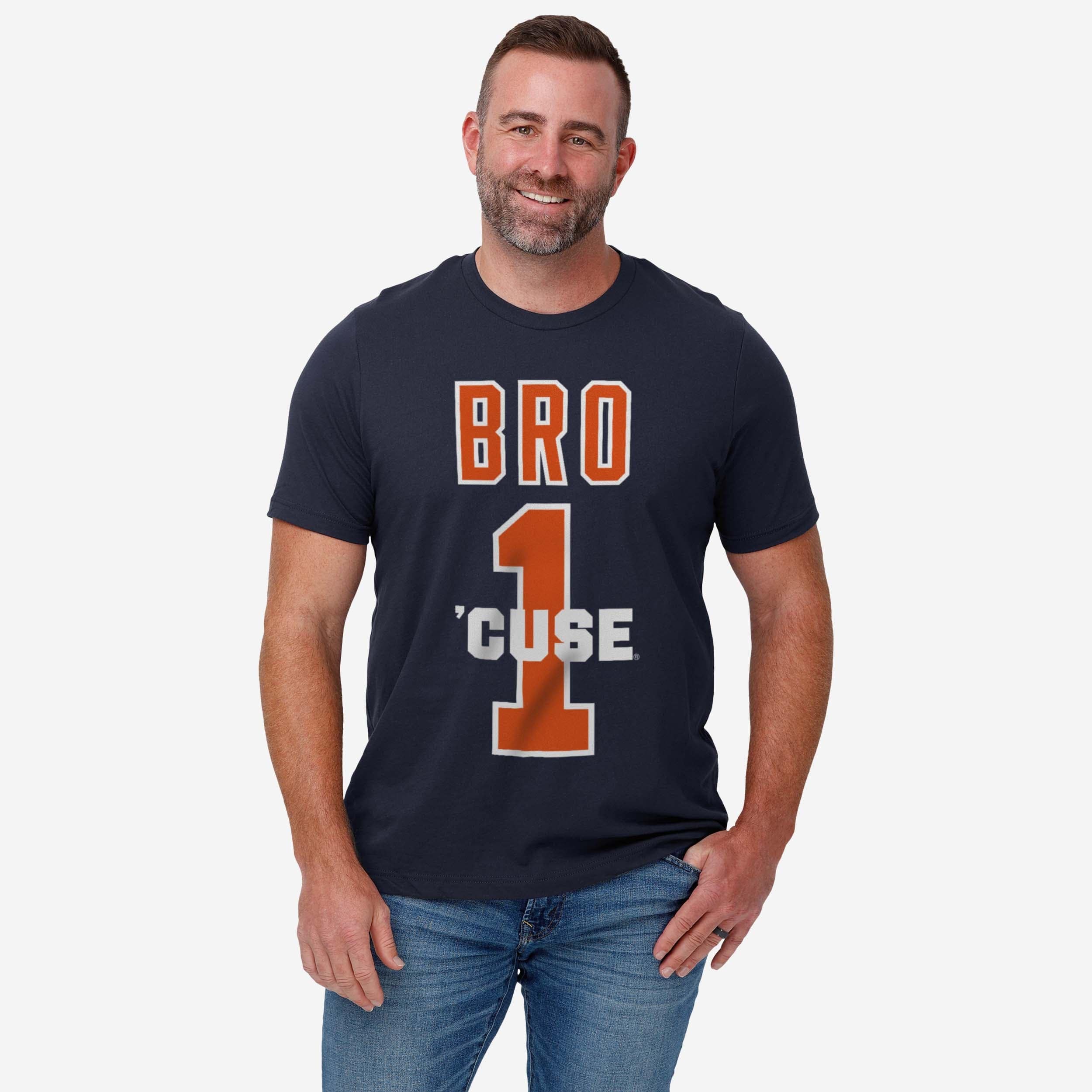 Syracuse Orange Number 1 Bro T-Shirt - Image 2