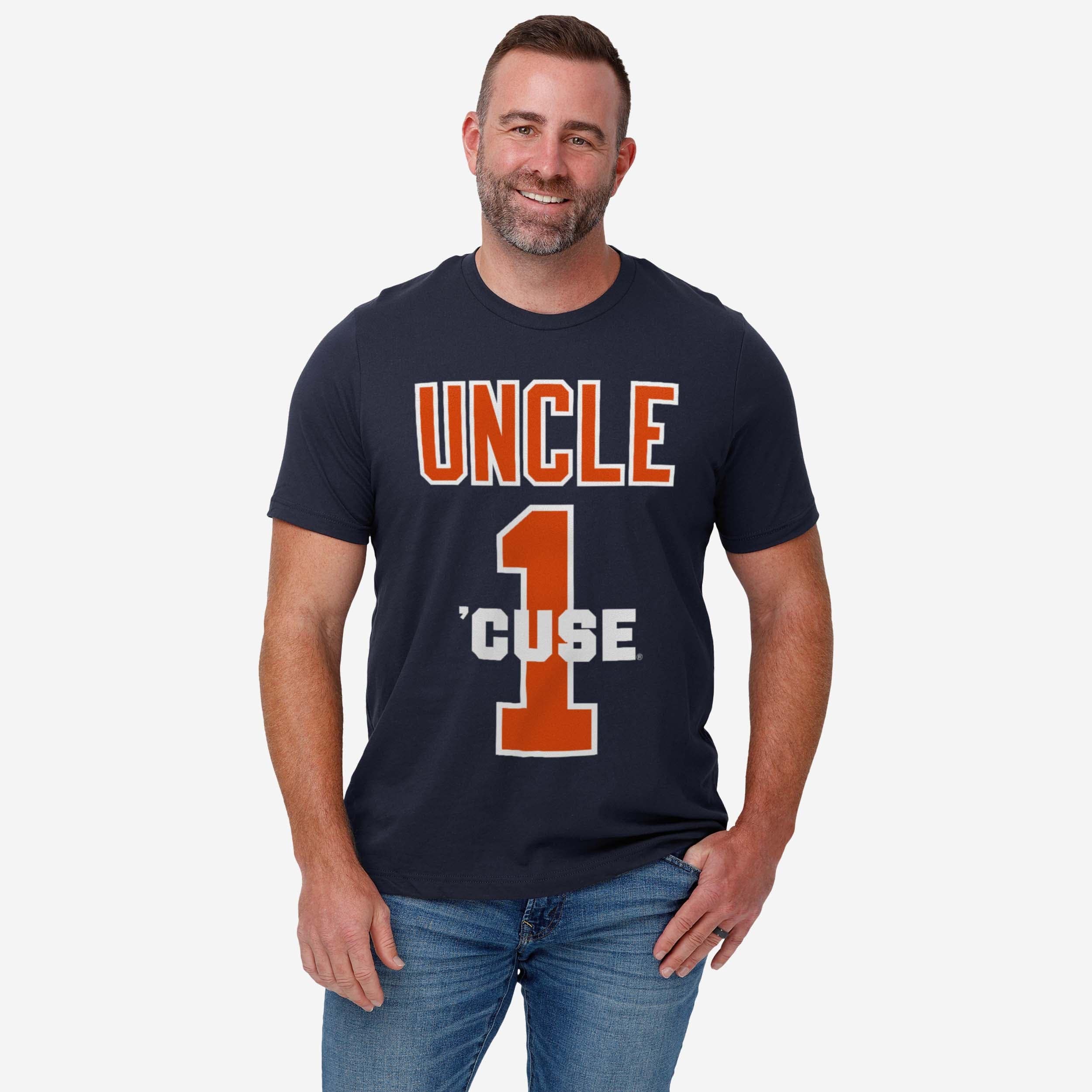 Syracuse Orange Number 1 Uncle T-Shirt - Image 2