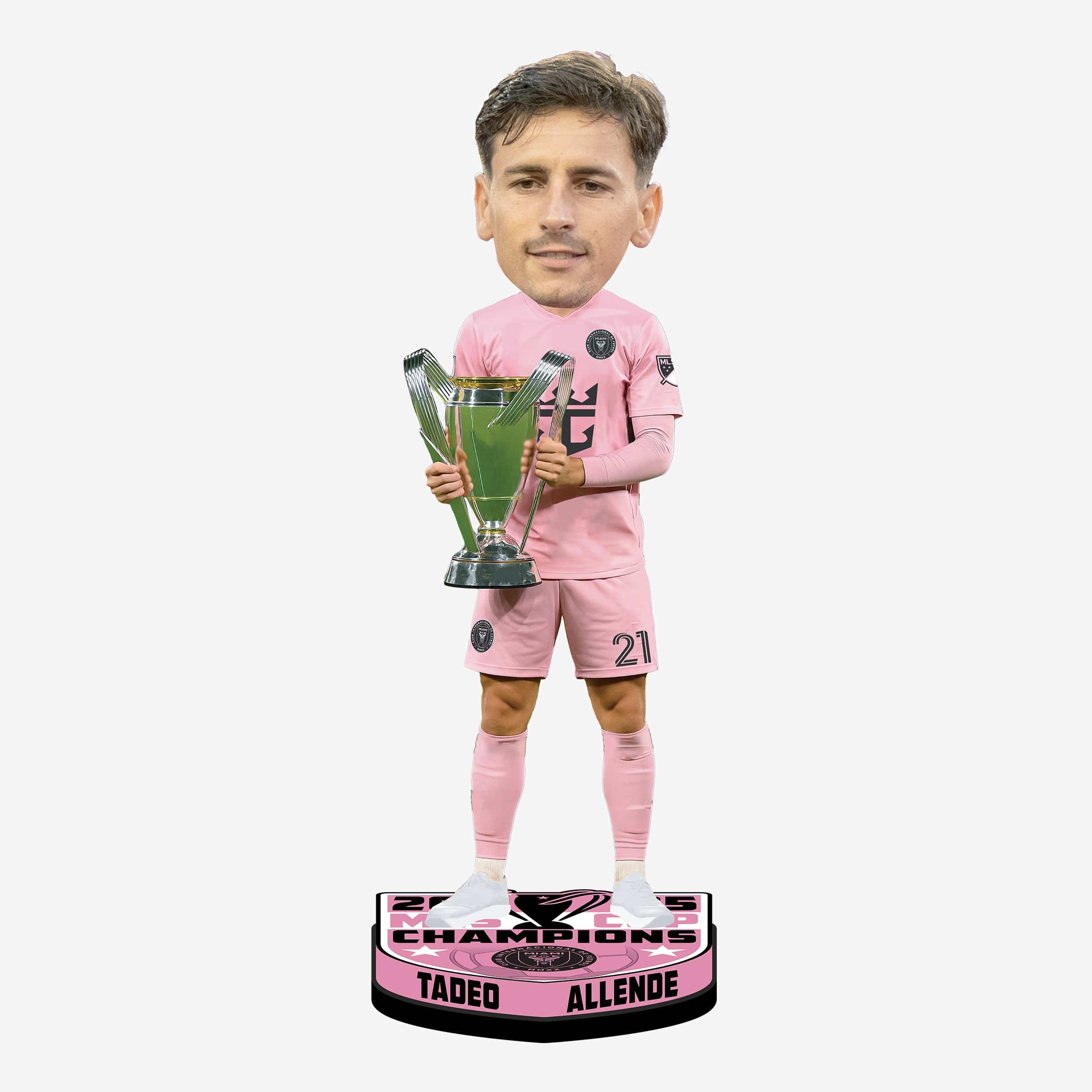 Tadeo Allende Inter Miami CF 2025 MLS Champions Bobblehead