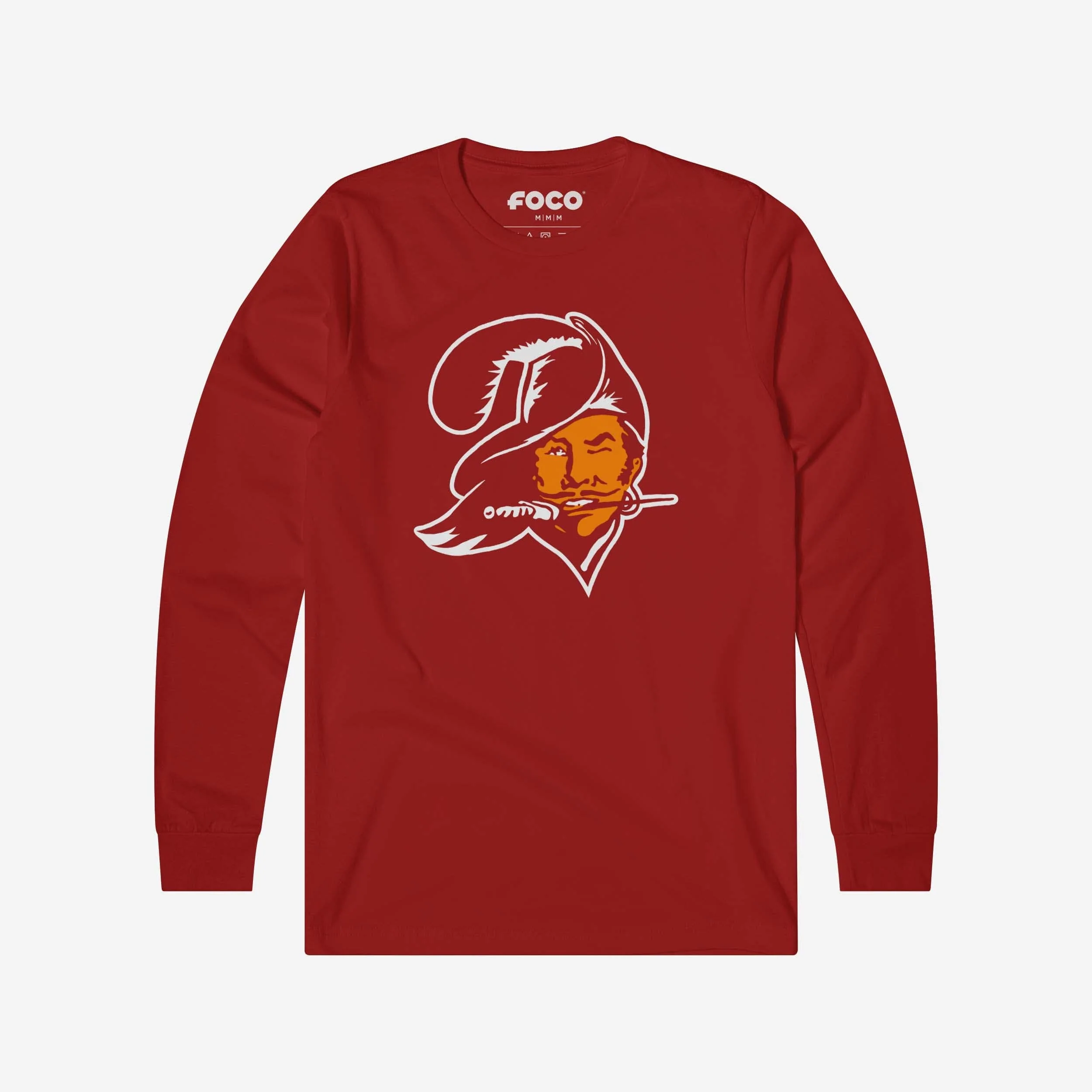 Tampa Bay Buccaneers 1976 Retro Logo Long Sleeve T-Shirt