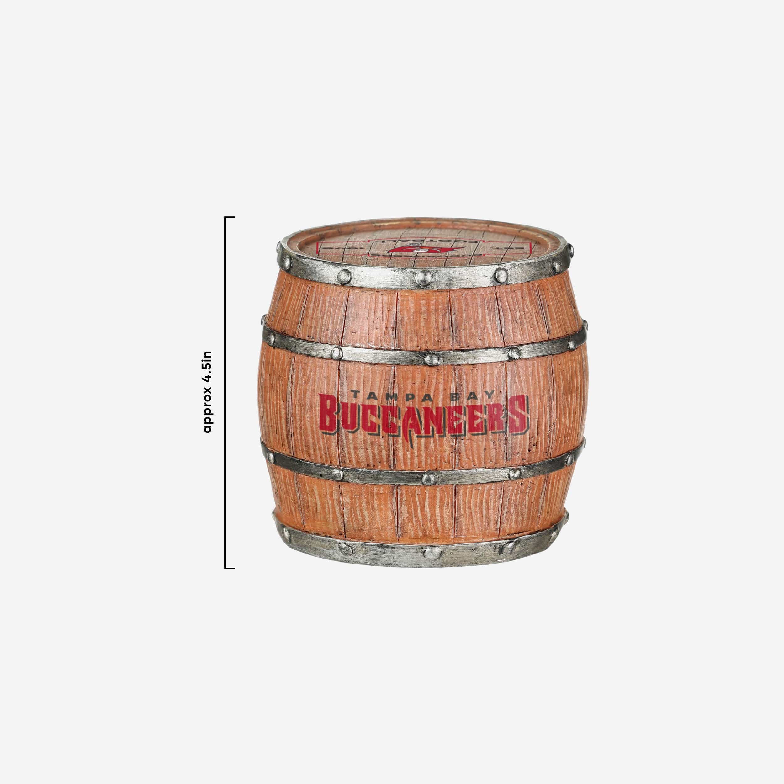 Tampa Bay Buccaneers 5 Pack Barrel Coaster Set - Image 4