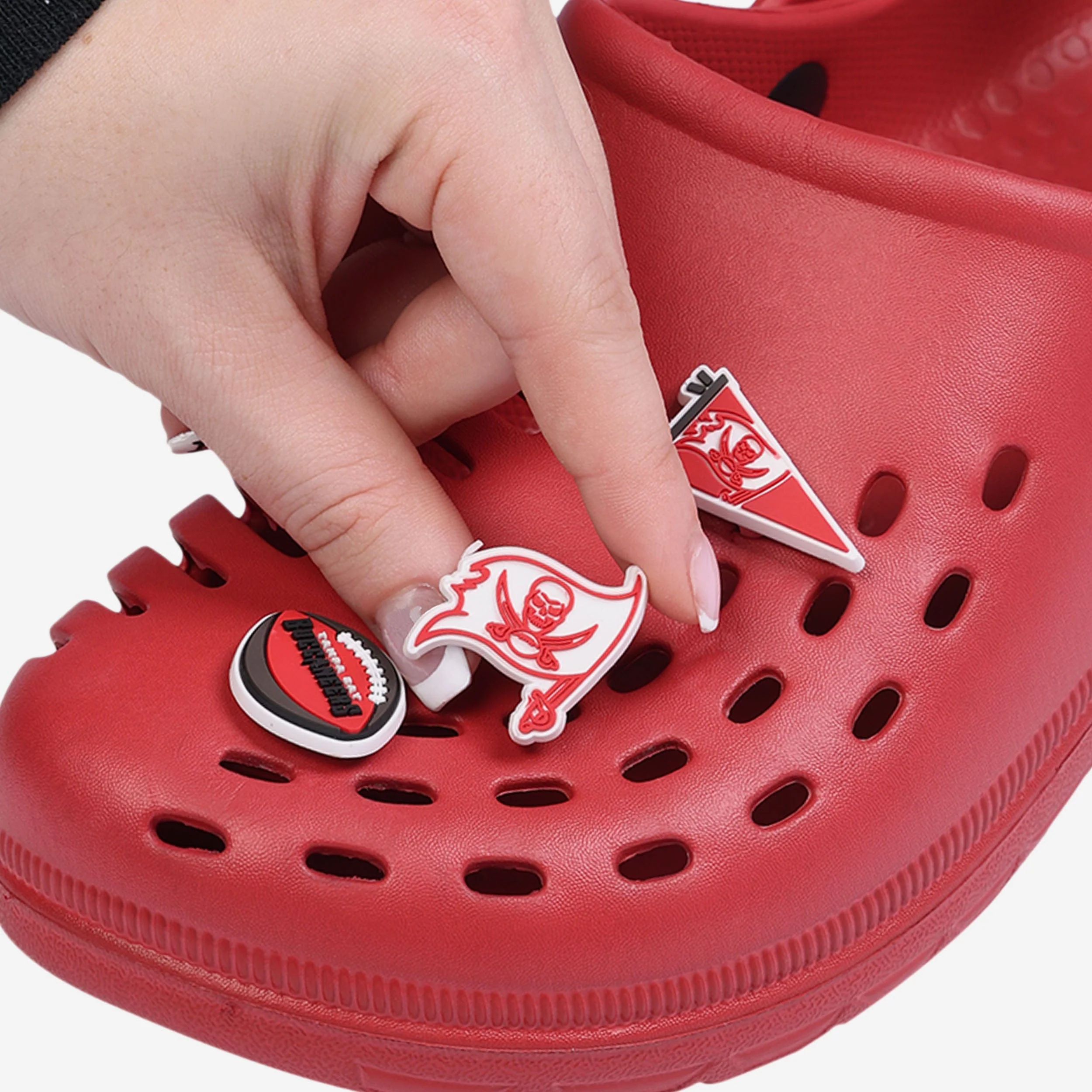 Tampa Bay Buccaneers 6 Pack Team Clog Charms - Image 3