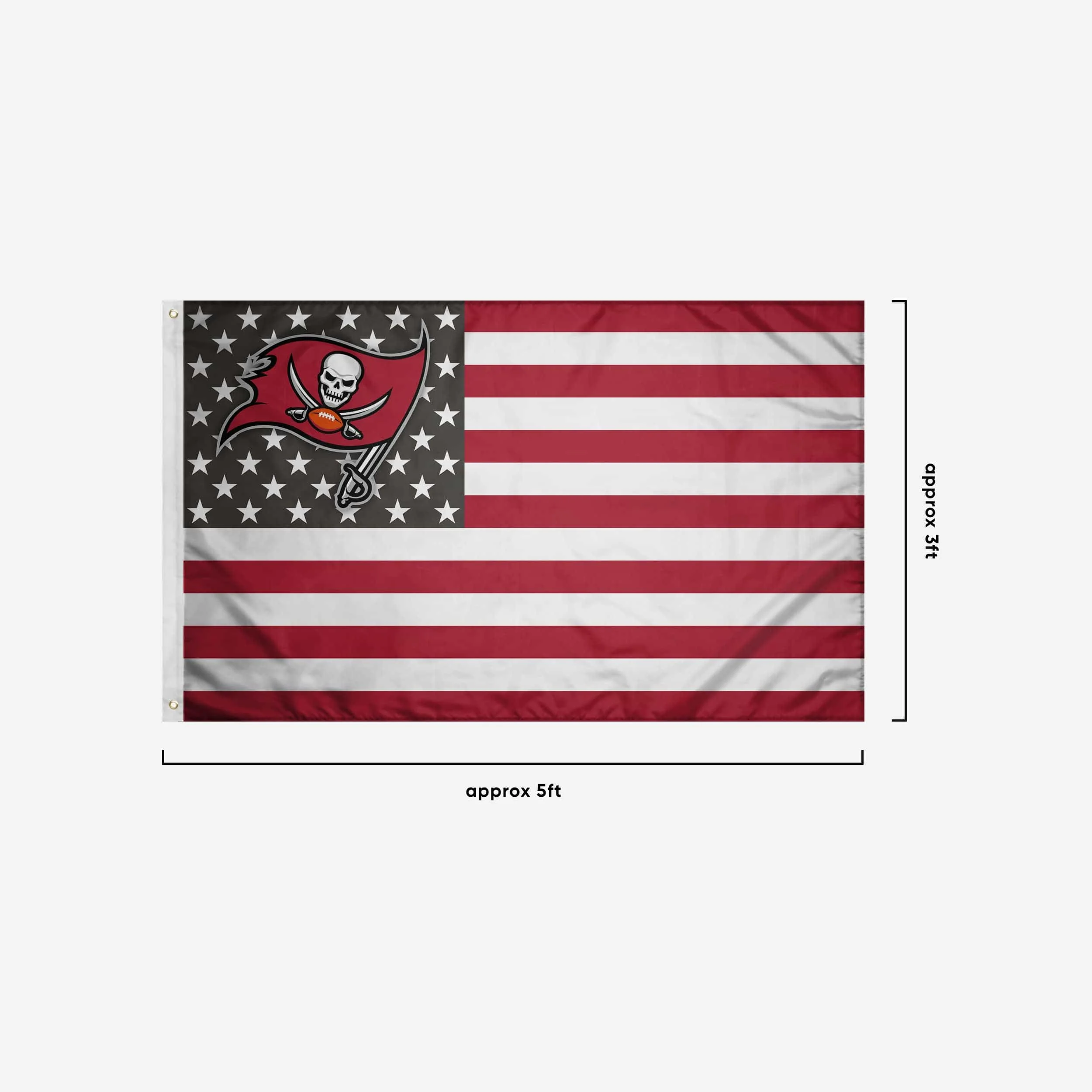Tampa Bay Buccaneers American Stars Horizontal Flag - Image 3