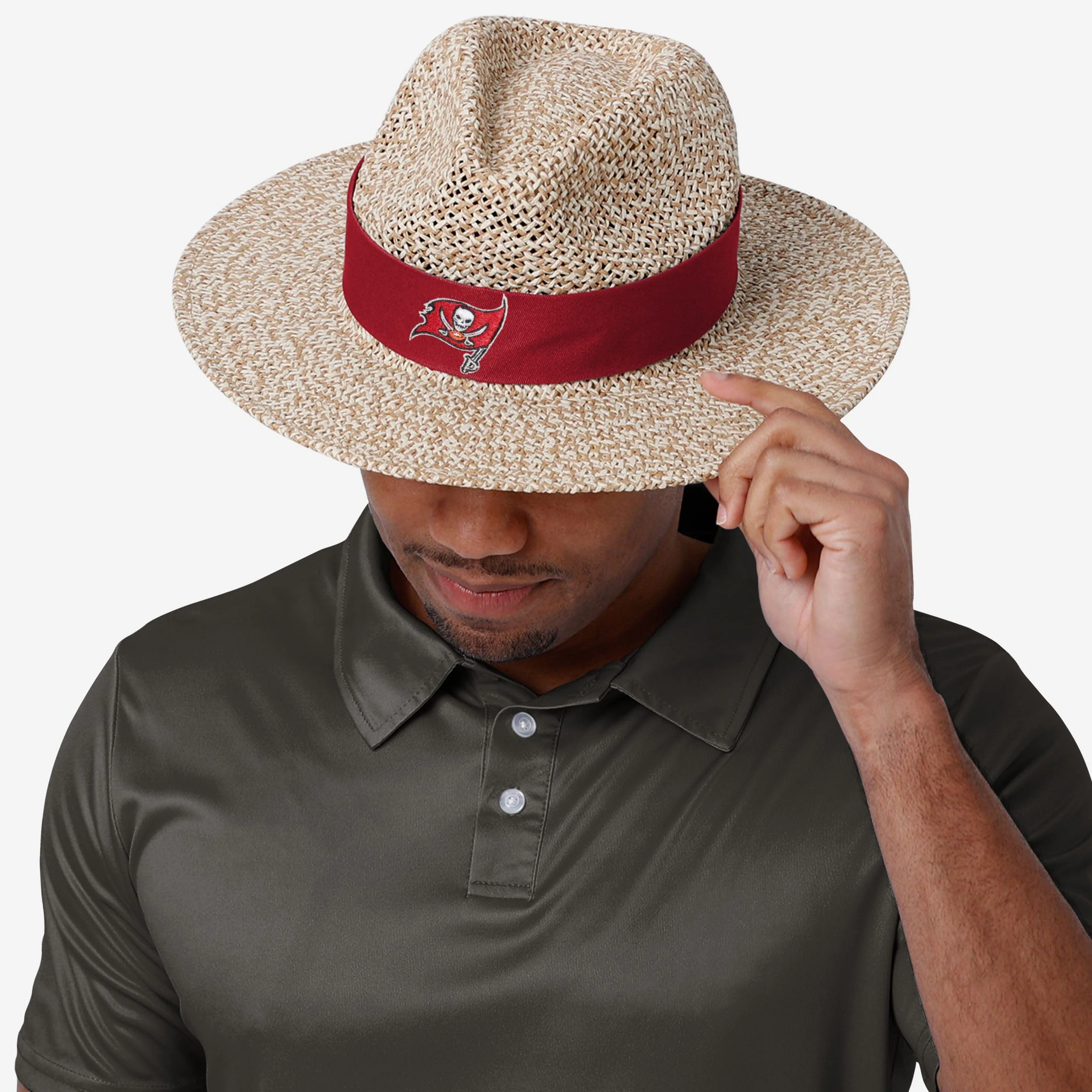 Tampa Bay Buccaneers Band Straw Hat - Image 6