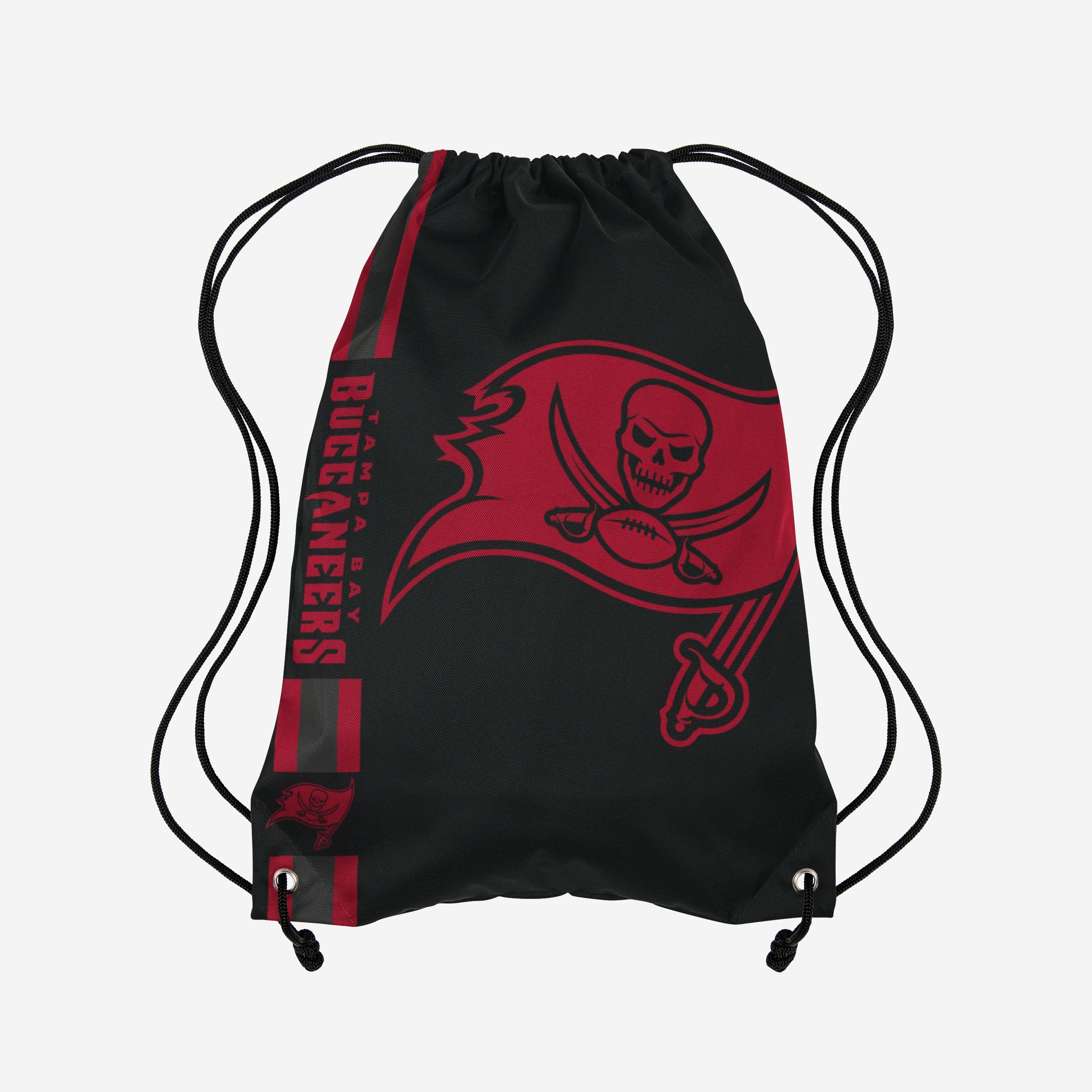Tampa Bay Buccaneers Big Logo Side Stripe Drawstring Backpack