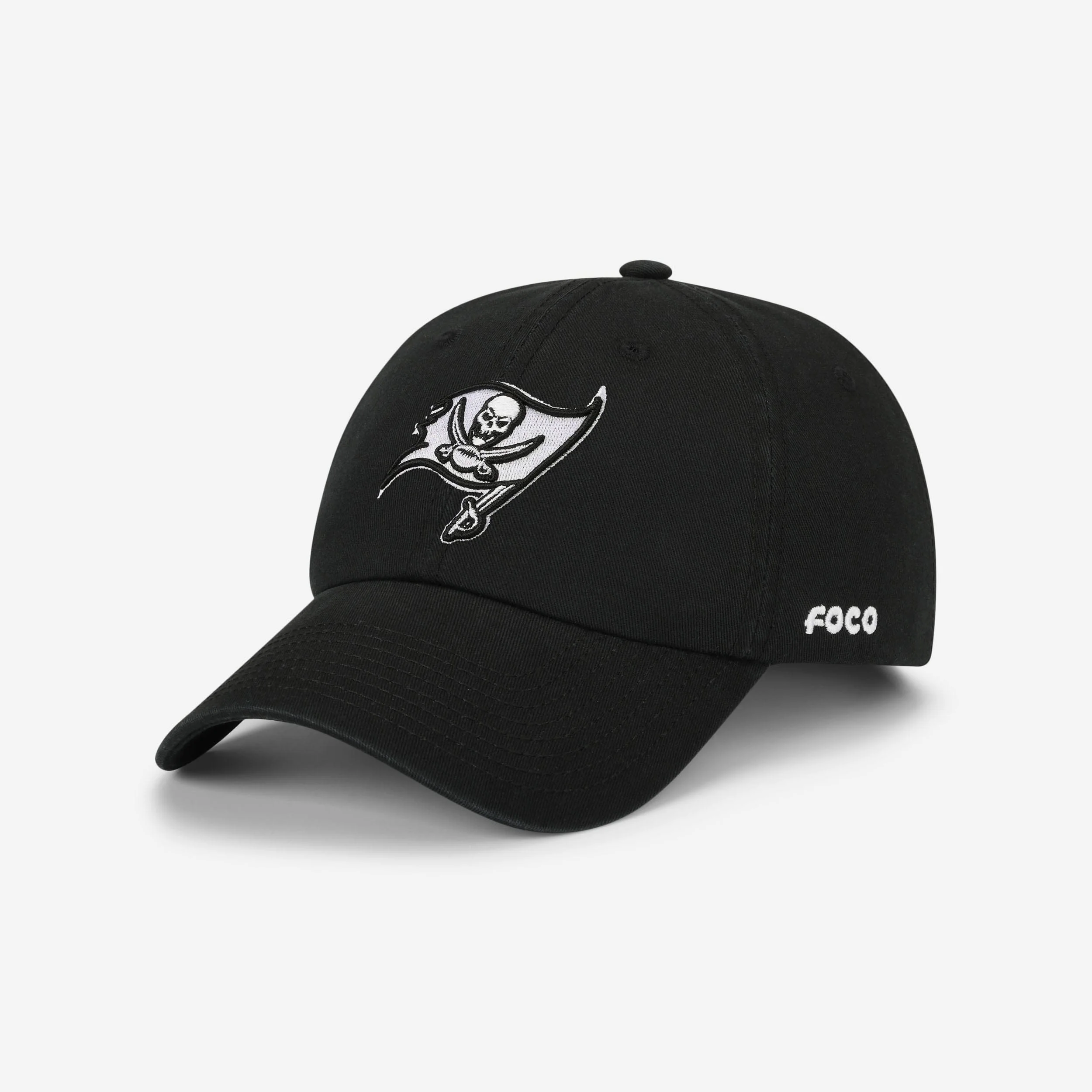 Tampa Bay Buccaneers Black & White Casual Cap