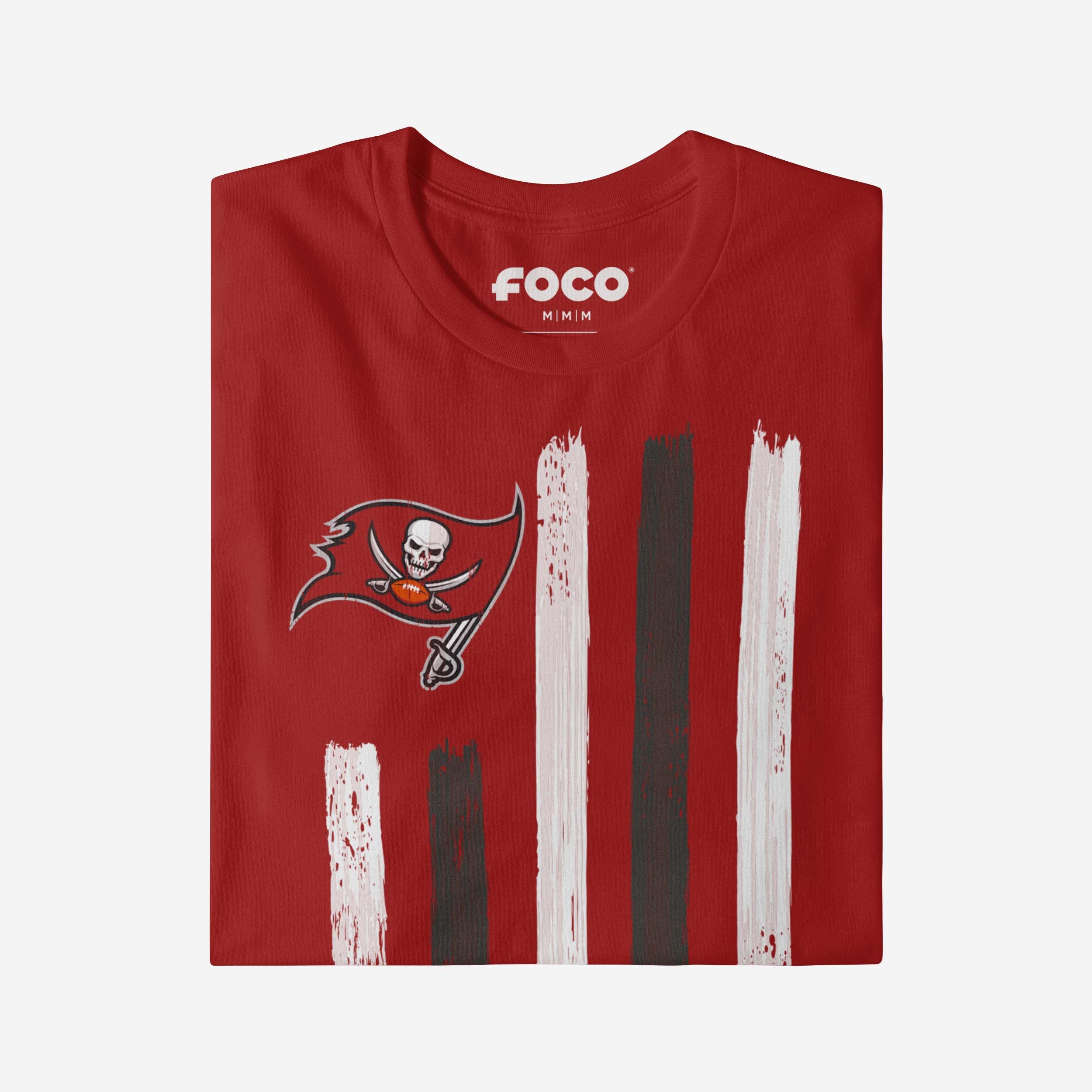 Tampa Bay Buccaneers Brushstroke Flag T-Shirt - Image 4