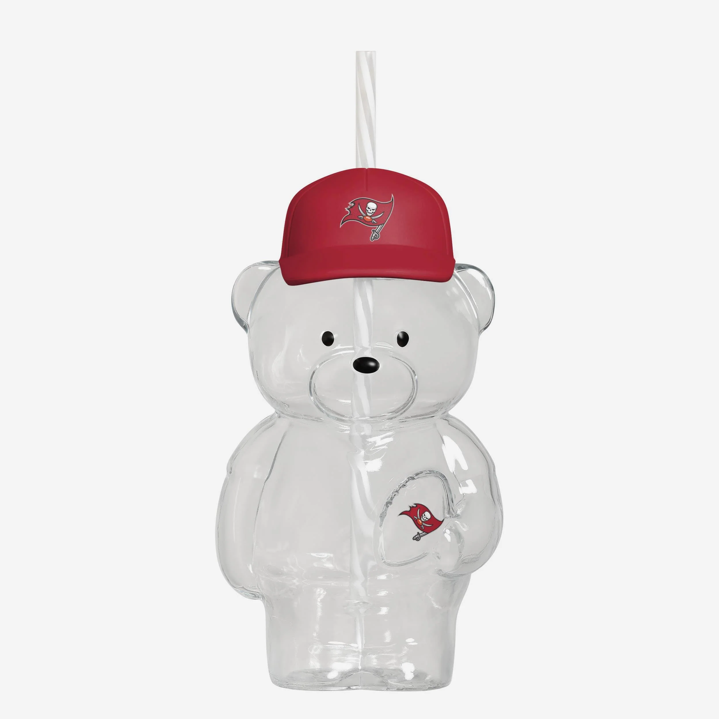 Tampa Bay Buccaneers Glass Bear Tumbler