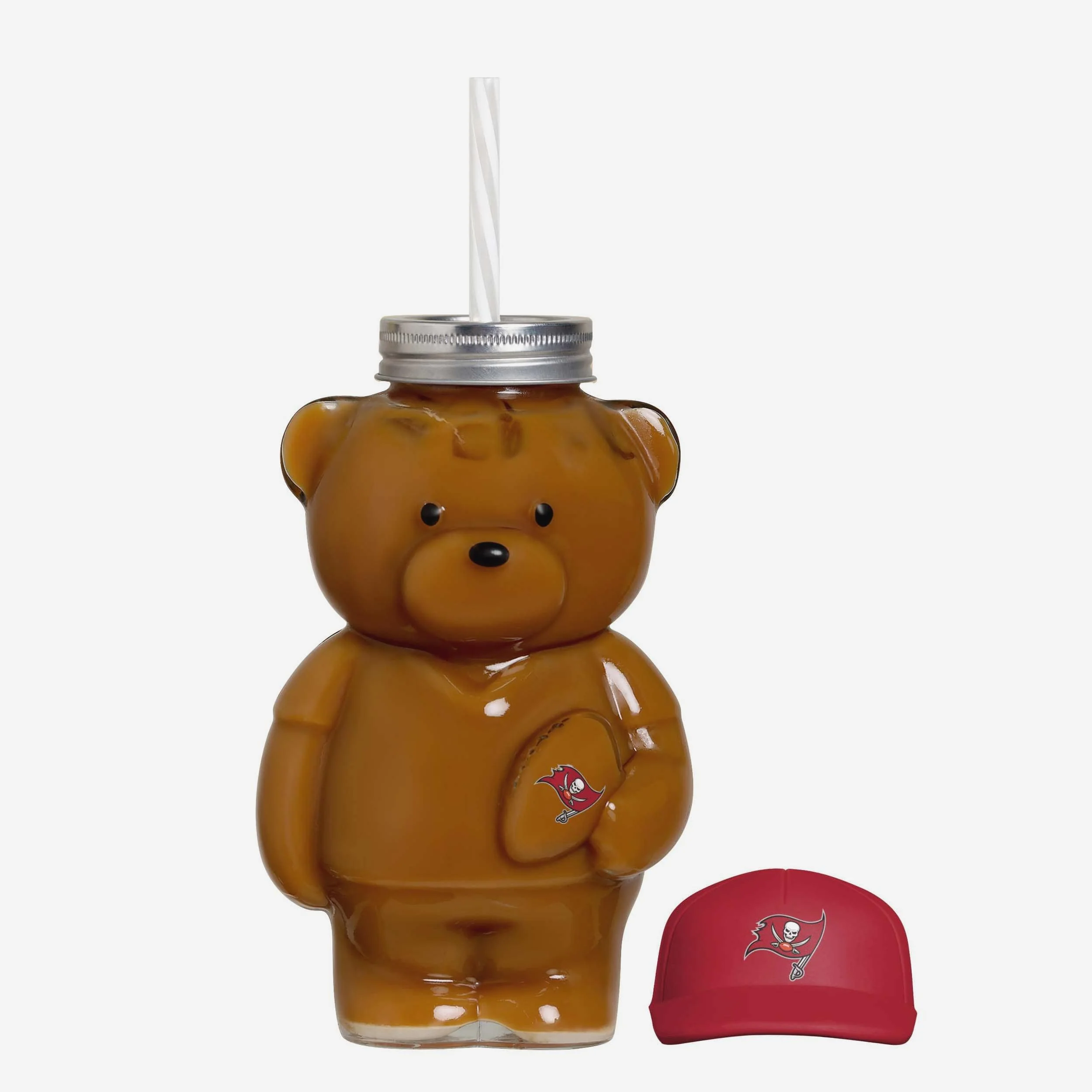 Tampa Bay Buccaneers Glass Bear Tumbler - Image 3