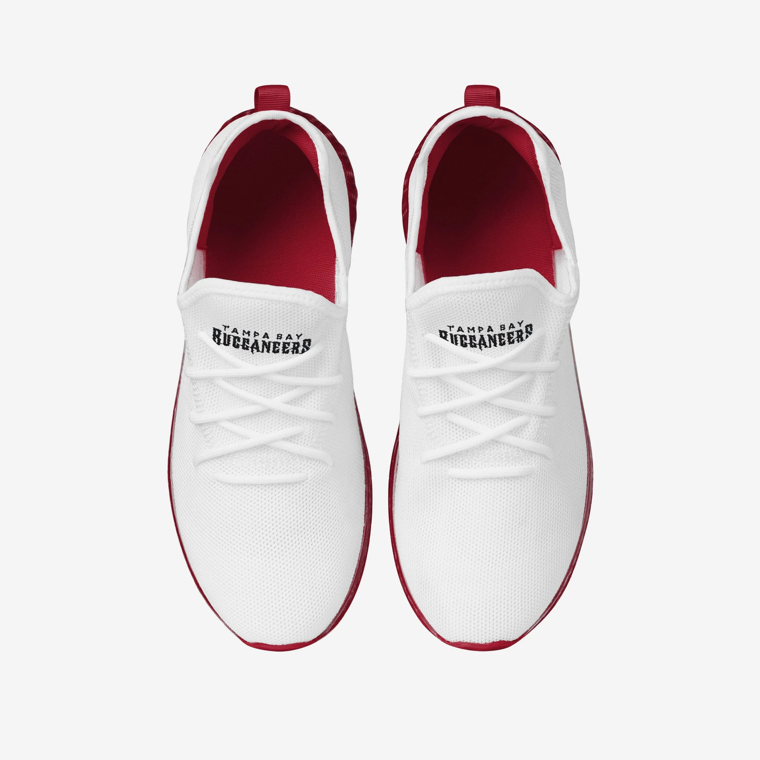 Tampa Bay Buccaneers Gradient Midsole White Sneakers - Image 4