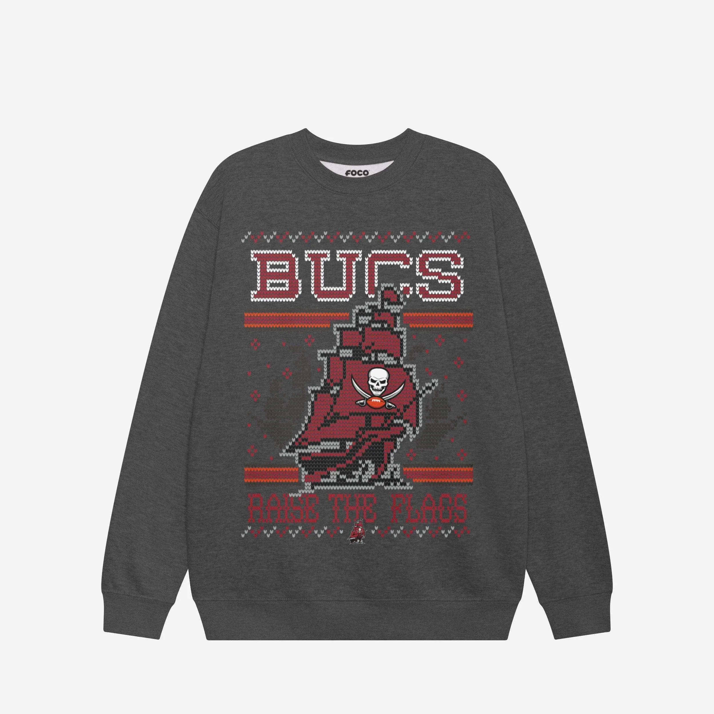 Tampa Bay Buccaneers Holiday Crew Neck Sweatshirt