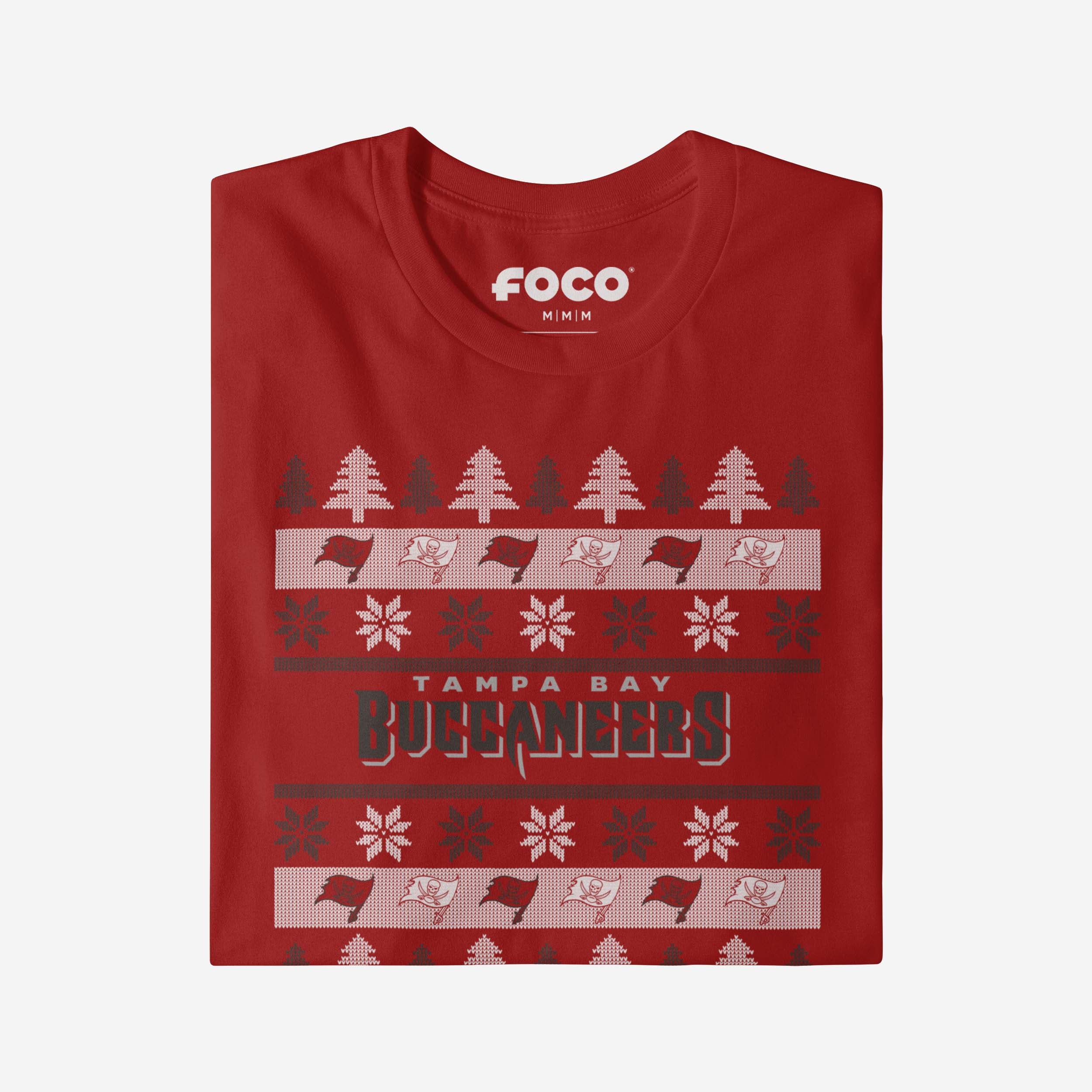 Tampa Bay Buccaneers Holiday Sweater T-Shirt - Image 4