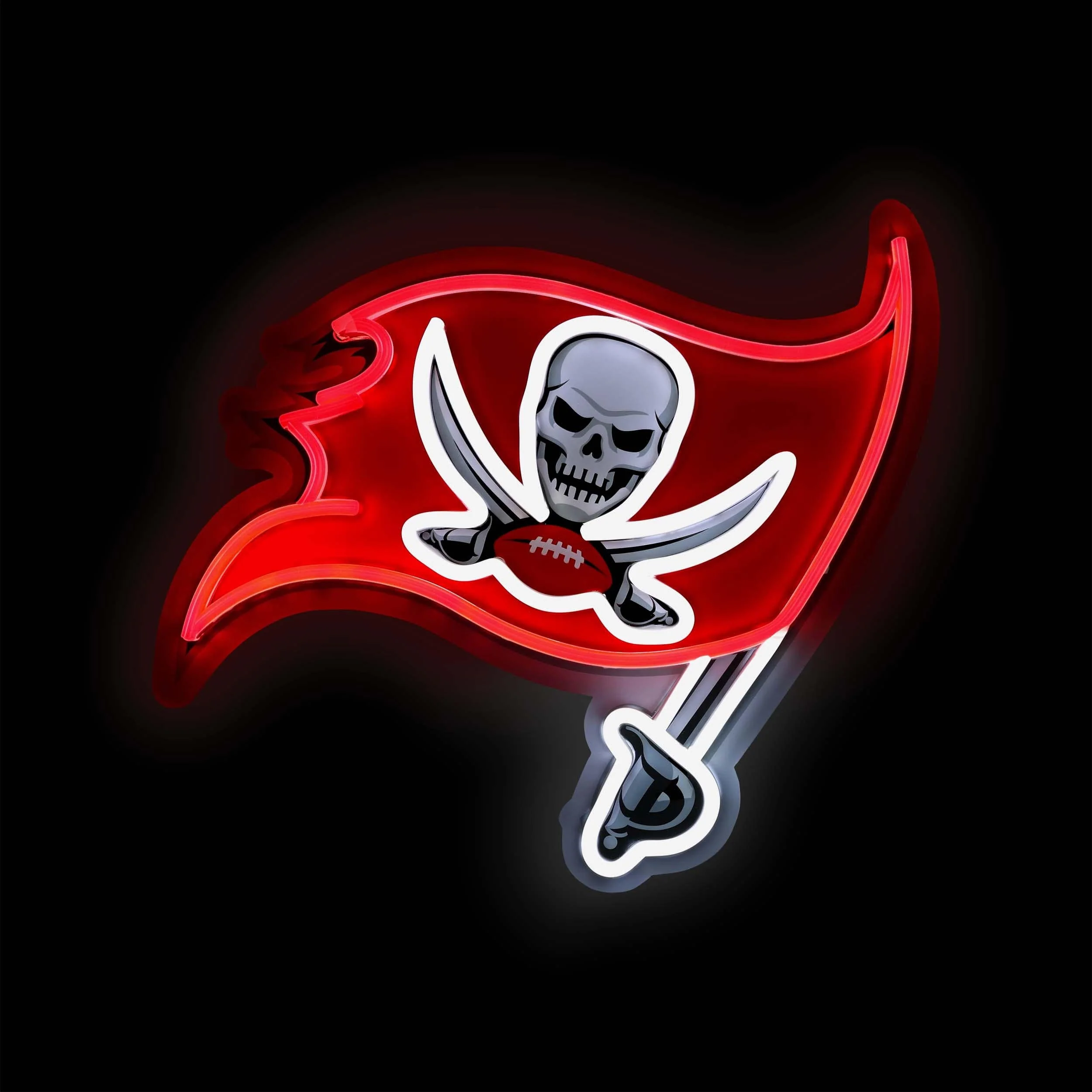 Tampa Bay Buccaneers LED Neon Light Up Team Logo Sign - Image 2