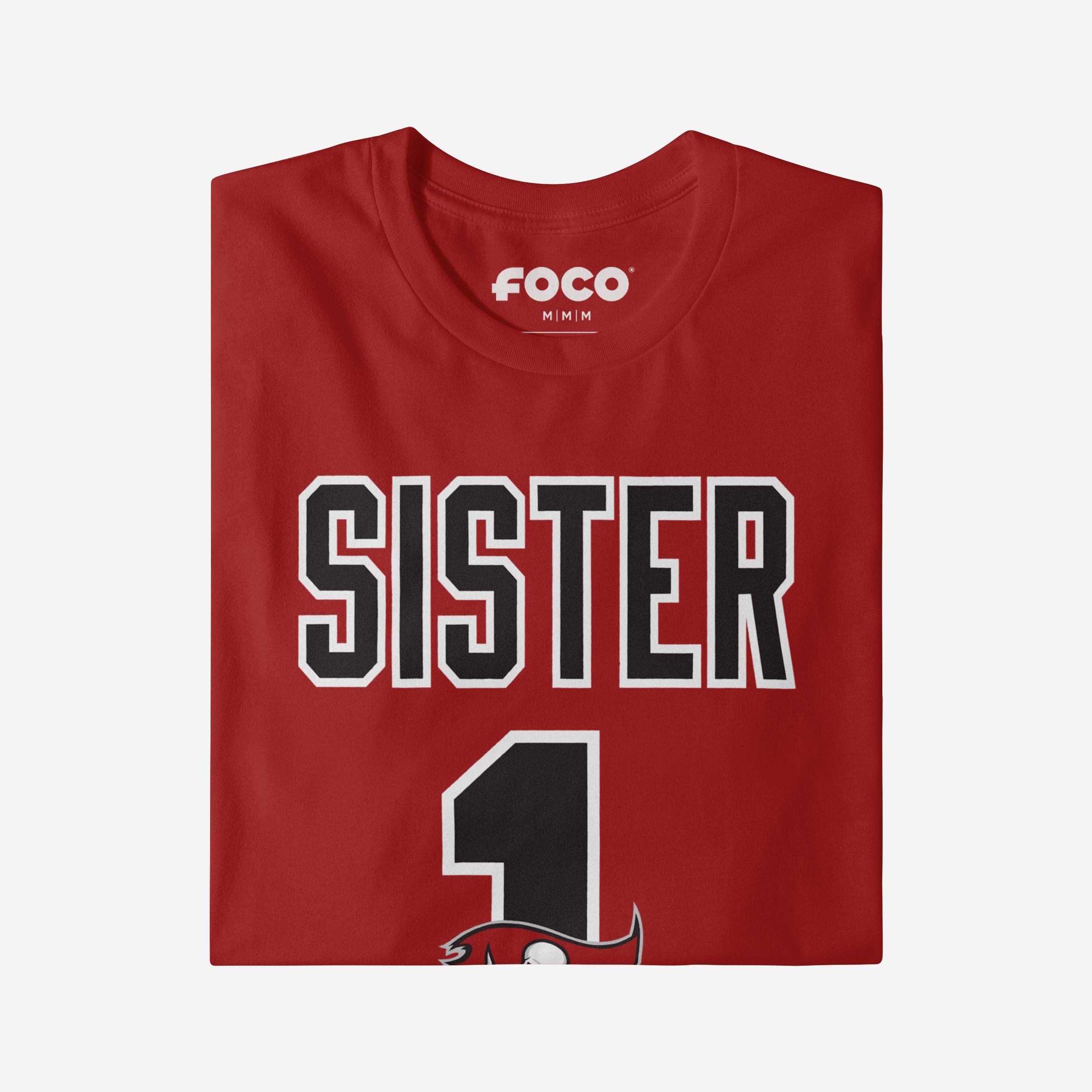 Tampa Bay Buccaneers Number 1 Sister T-Shirt - Image 4