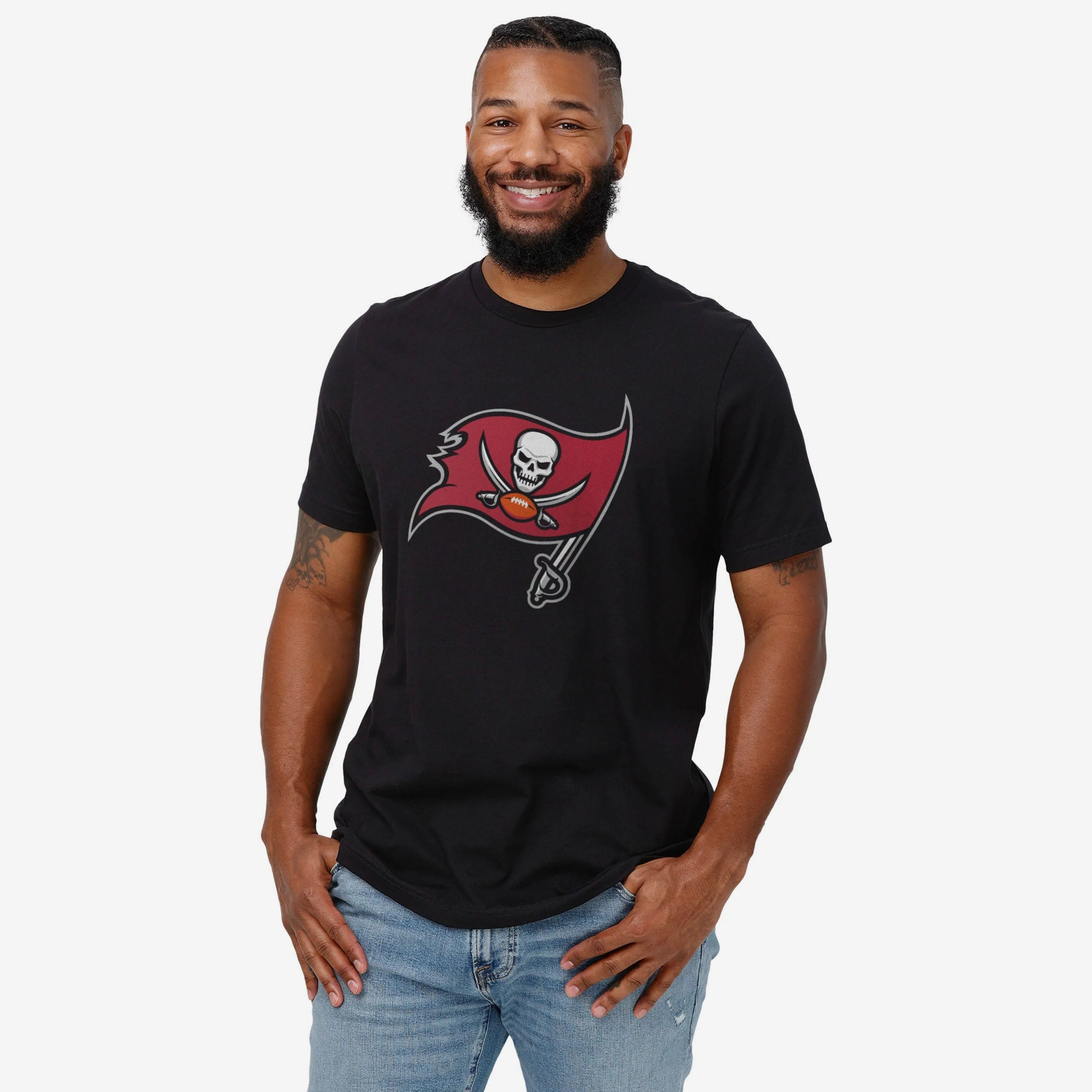 Tampa Bay Buccaneers Primary Logo T-Shirt - Image 6