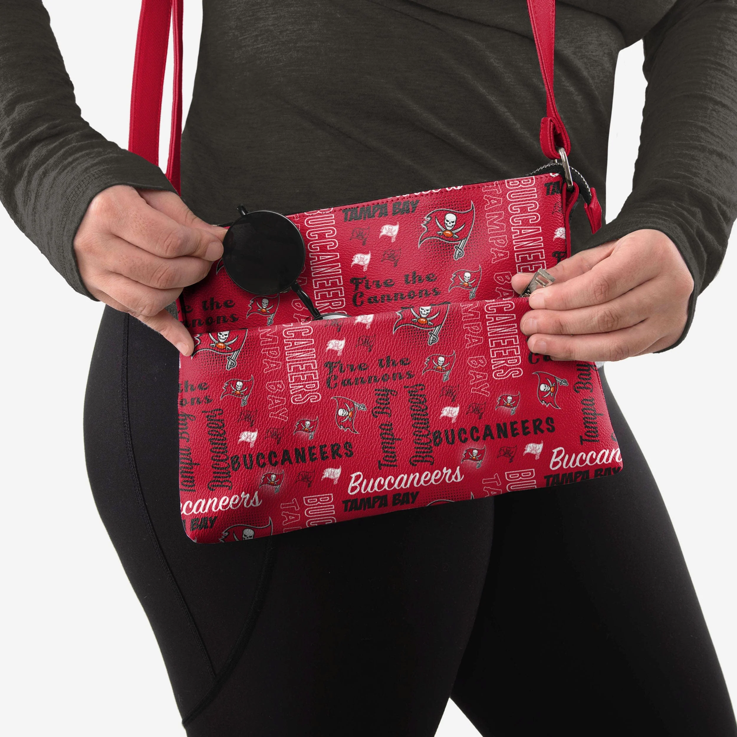 Tampa Bay Buccaneers Spirited Style Printed Collection Foldover Tote Bag - Image 3