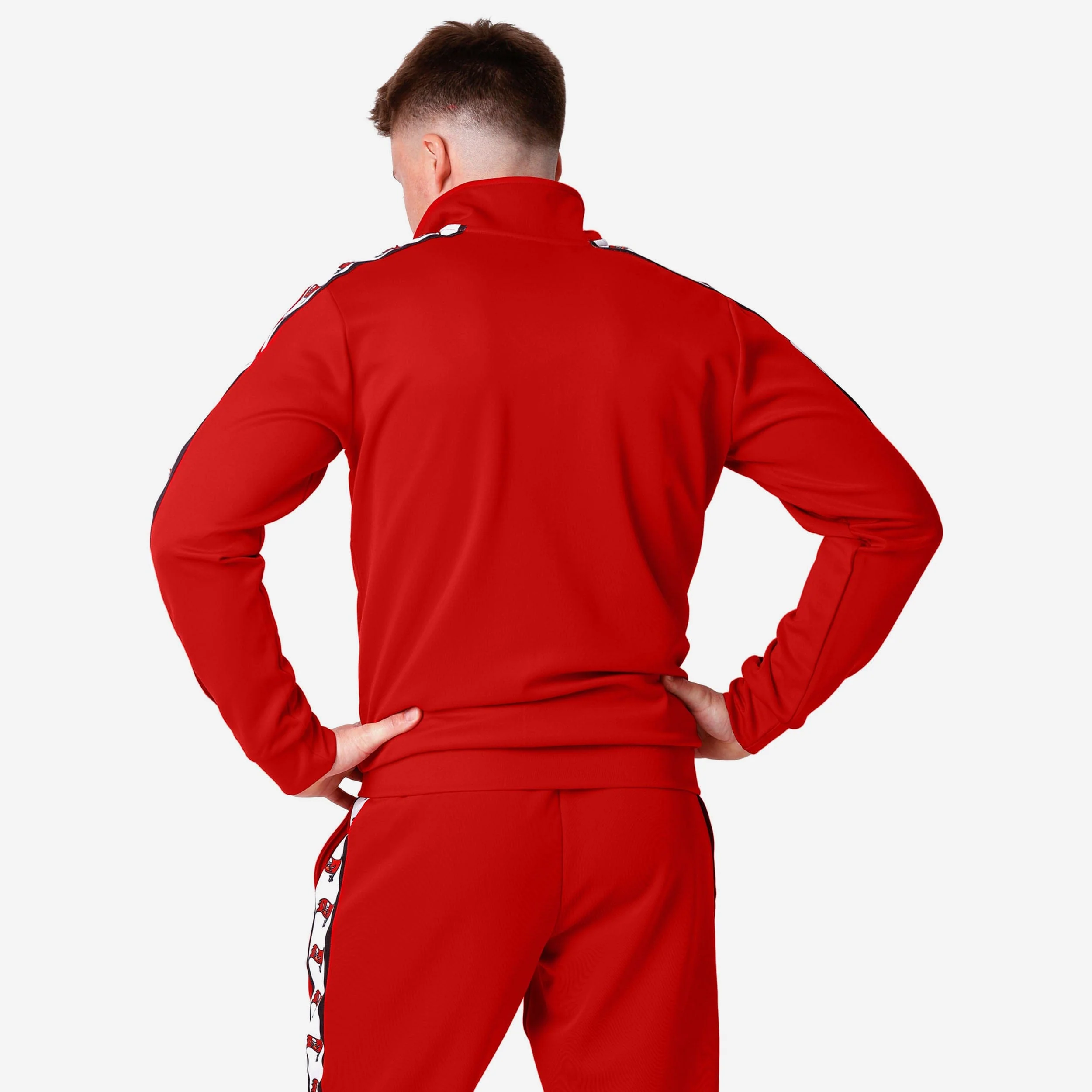 Tampa Bay Buccaneers Stripe Logo Track Jacket - Image 2