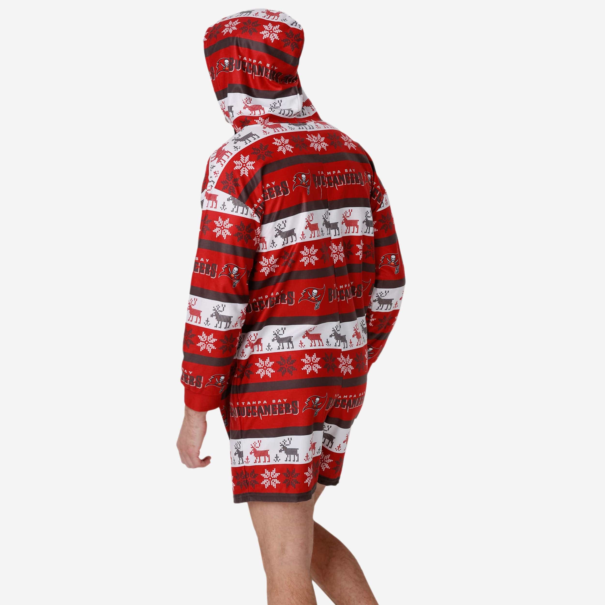 Tampa Bay Buccaneers Ugly Short One Piece Pajamas - Image 2