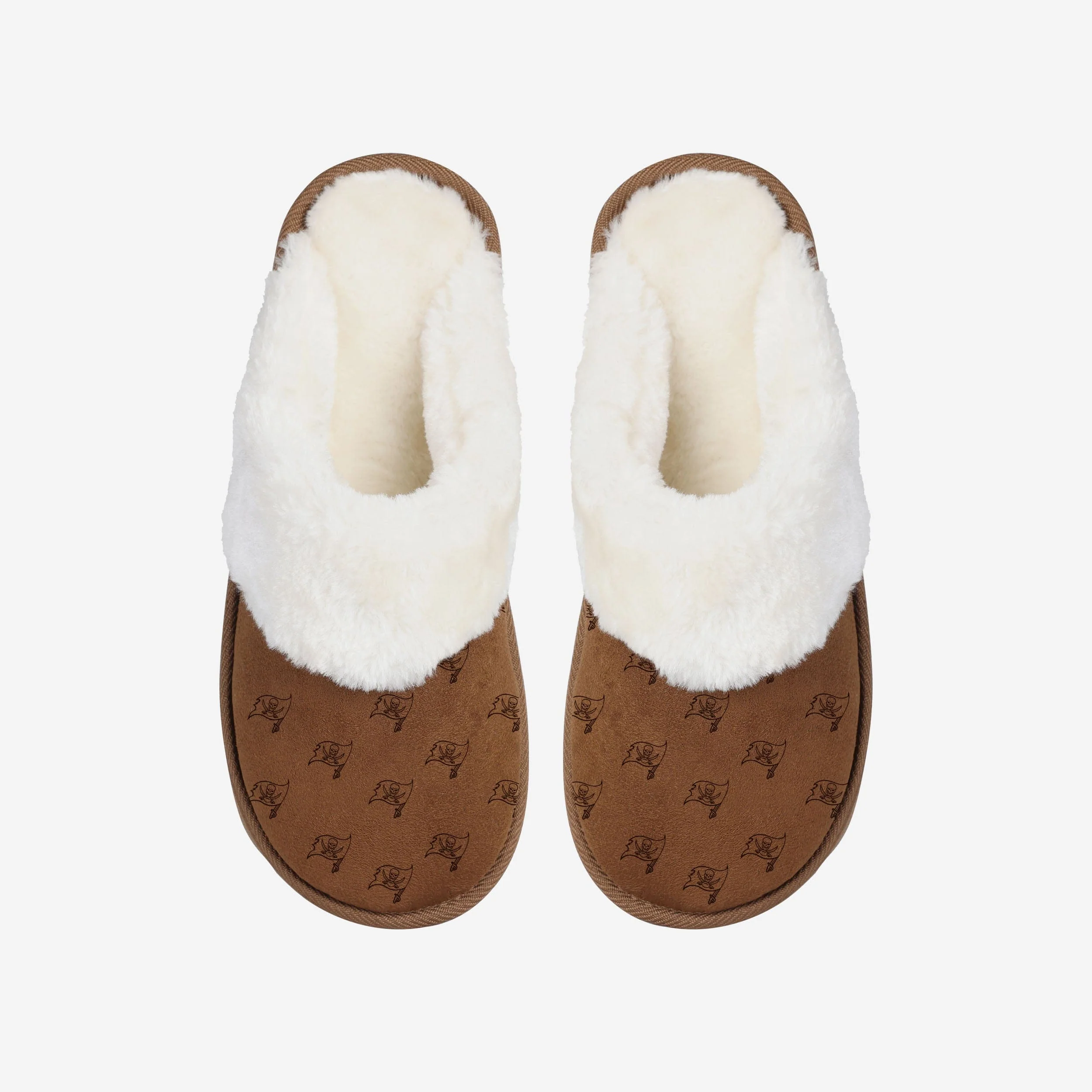 Tampa Bay Buccaneers Womens Repeat Logo Moccasin Slipper - Image 2