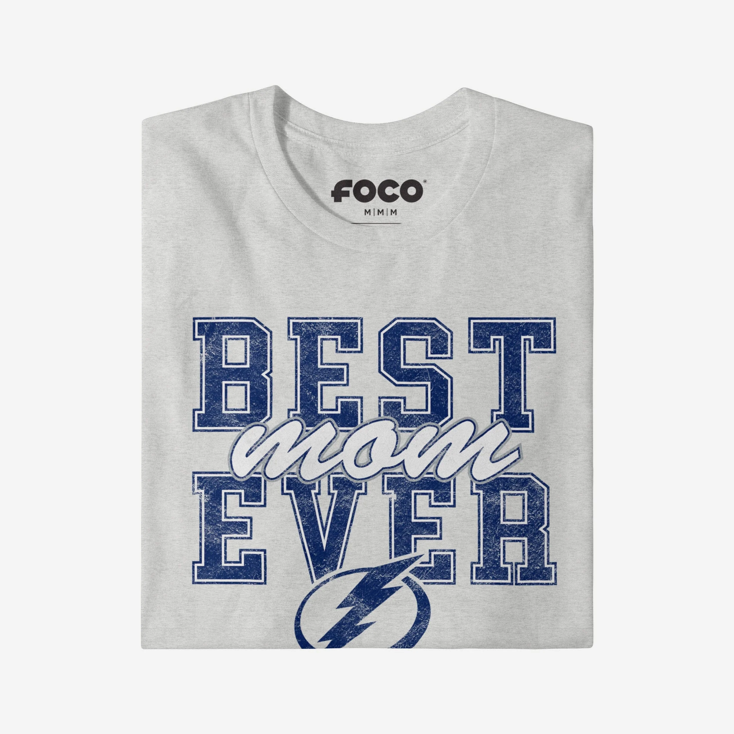 Tampa Bay Lightning Best Mom Ever Stacked T-Shirt - Image 3
