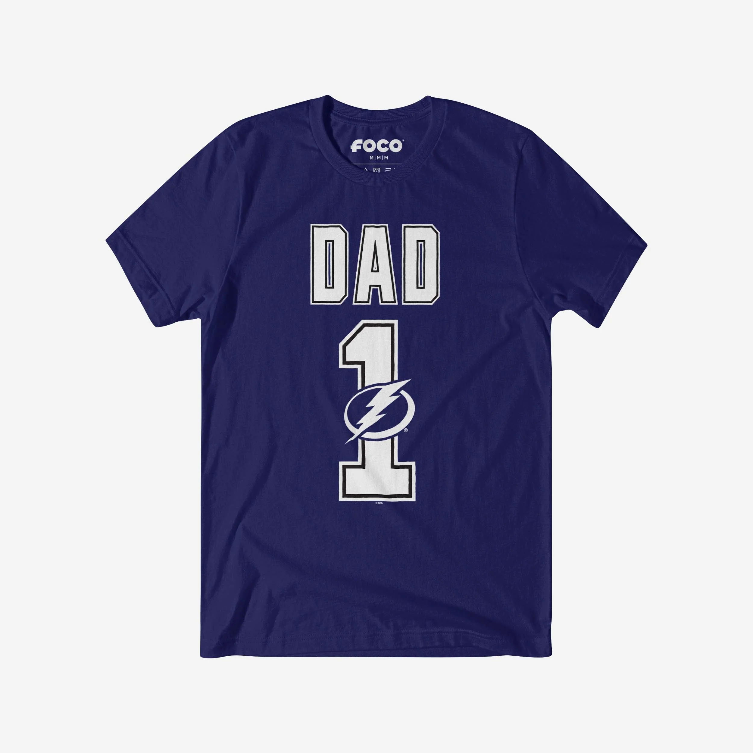 Tampa Bay Lightning Number 1 Dad T-Shirt