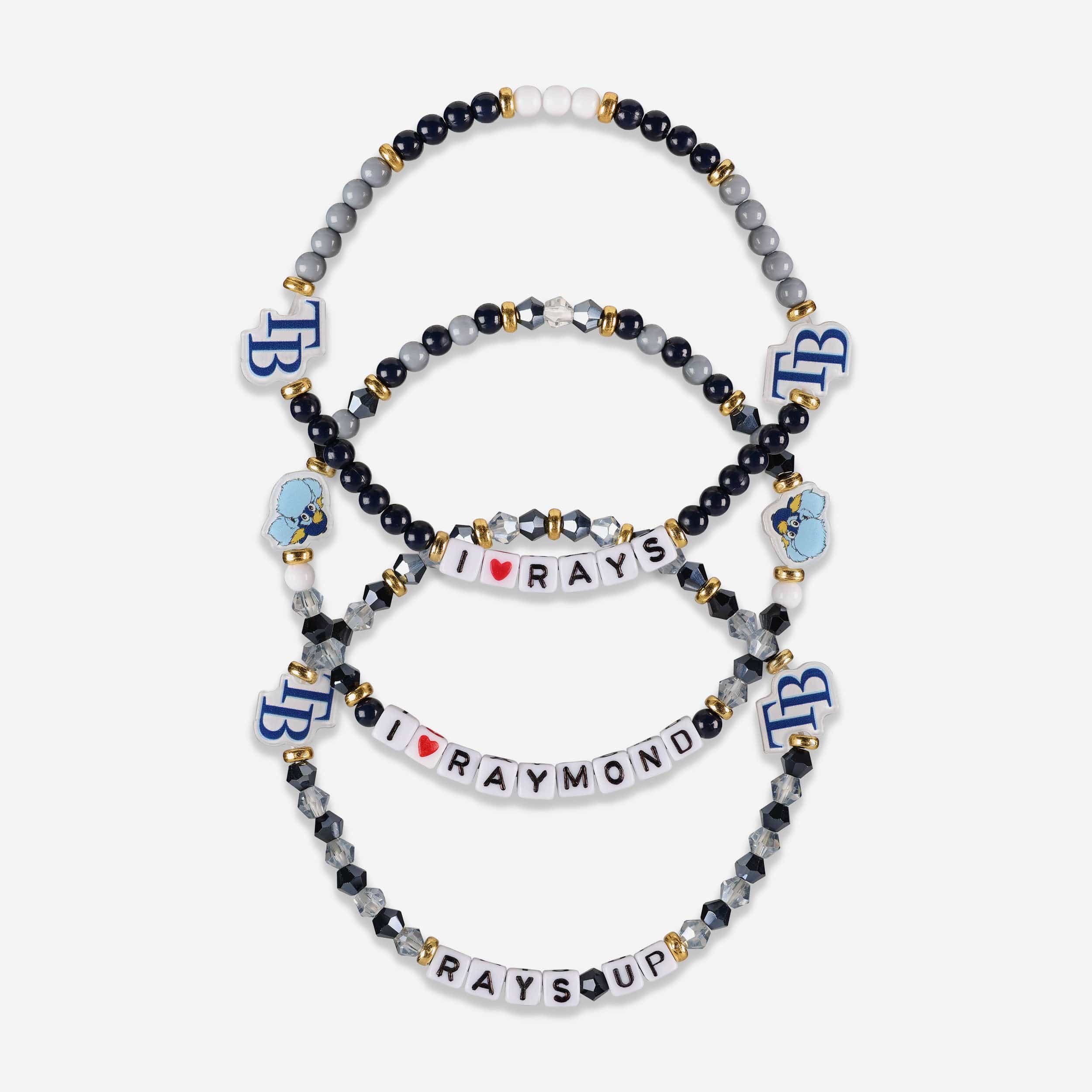 Tampa Bay Rays 3 Pack Friendship Bracelet