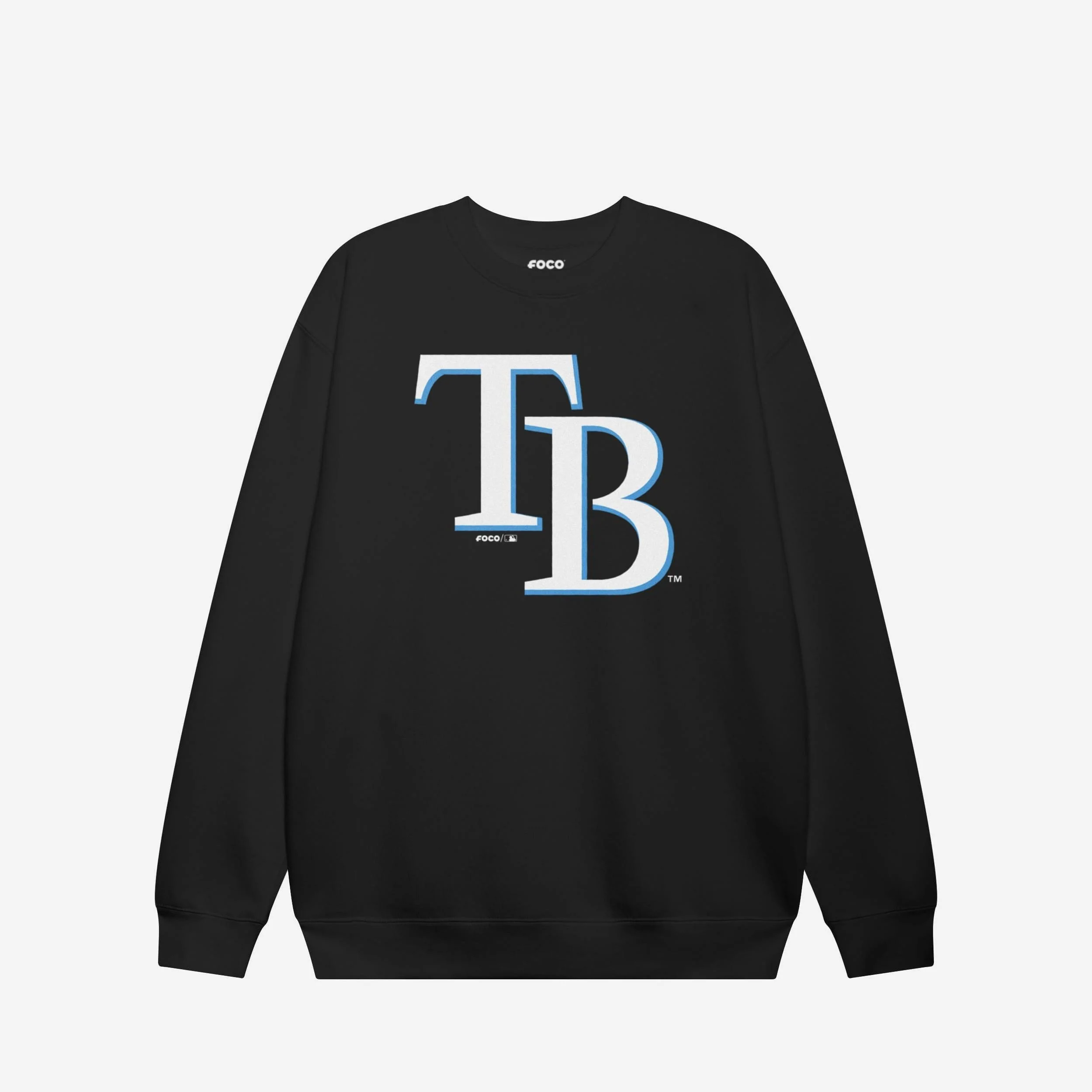 Tampa Bay Rays Primary Logo Crew Neck Sweatshirt - Image 5