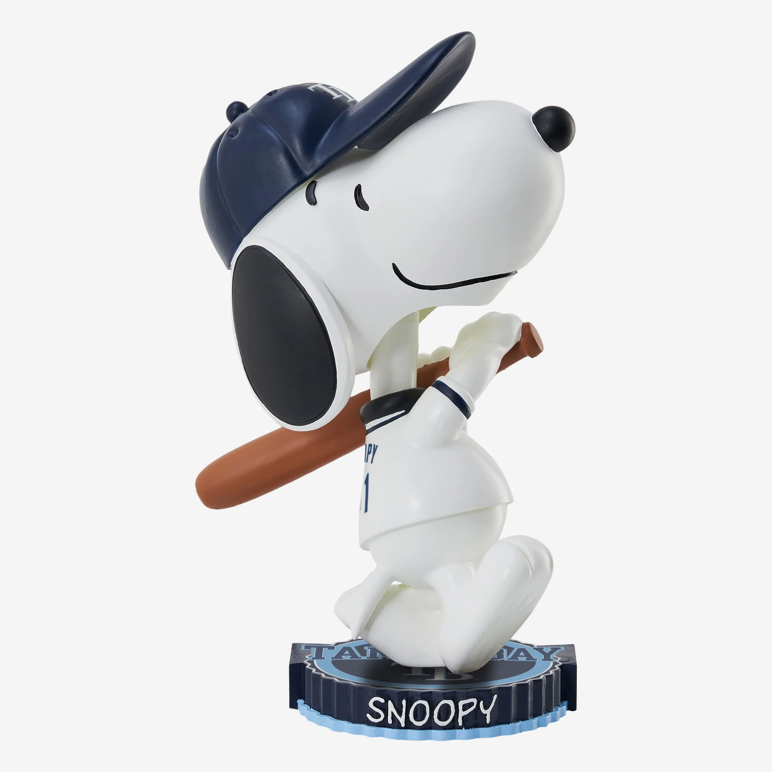 Tampa Bay Rays Snoopy Peanuts Bighead Bobblehead