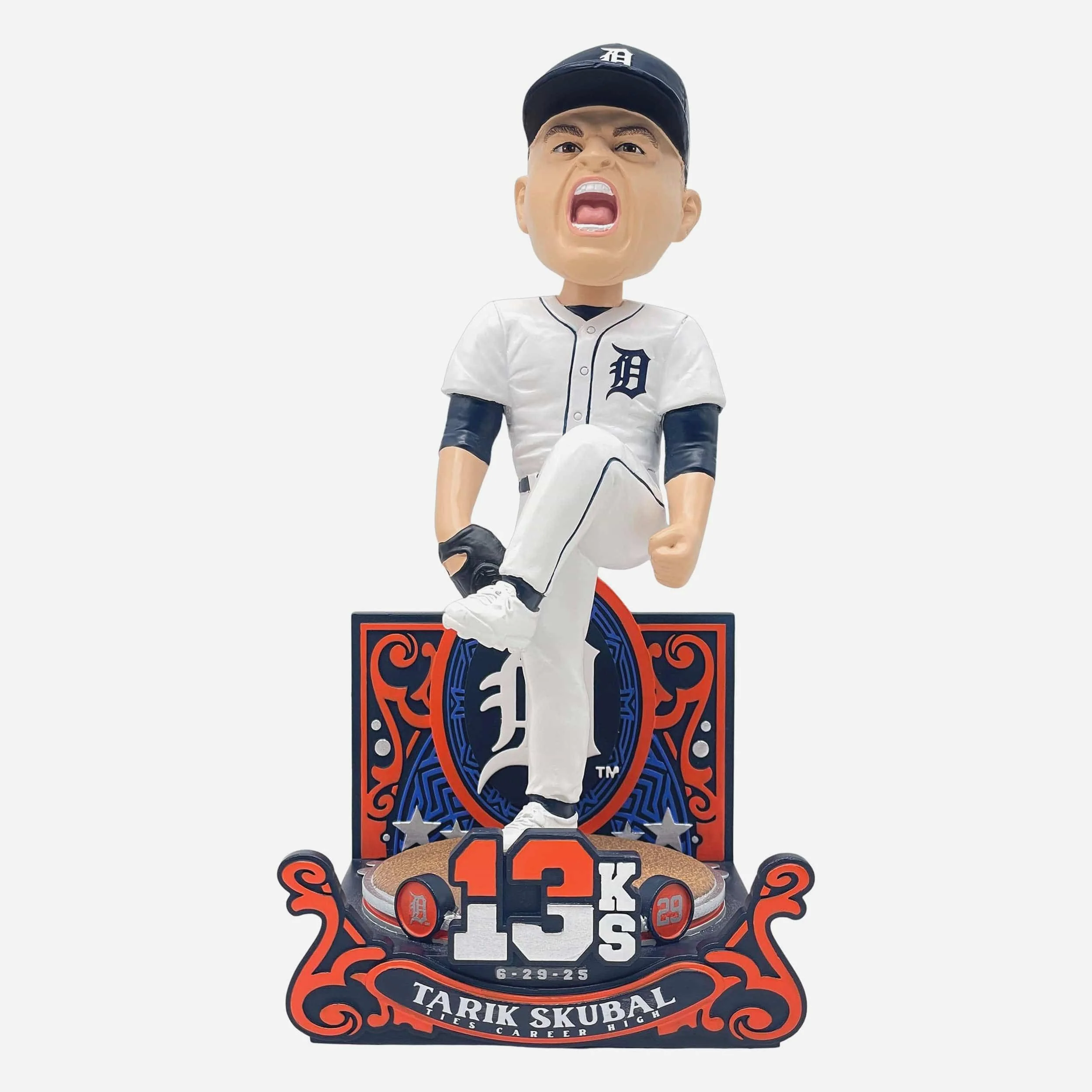 Tarik Skubal Detroit Tigers Career 13 Strikeout Gamebreaker Bobblehead