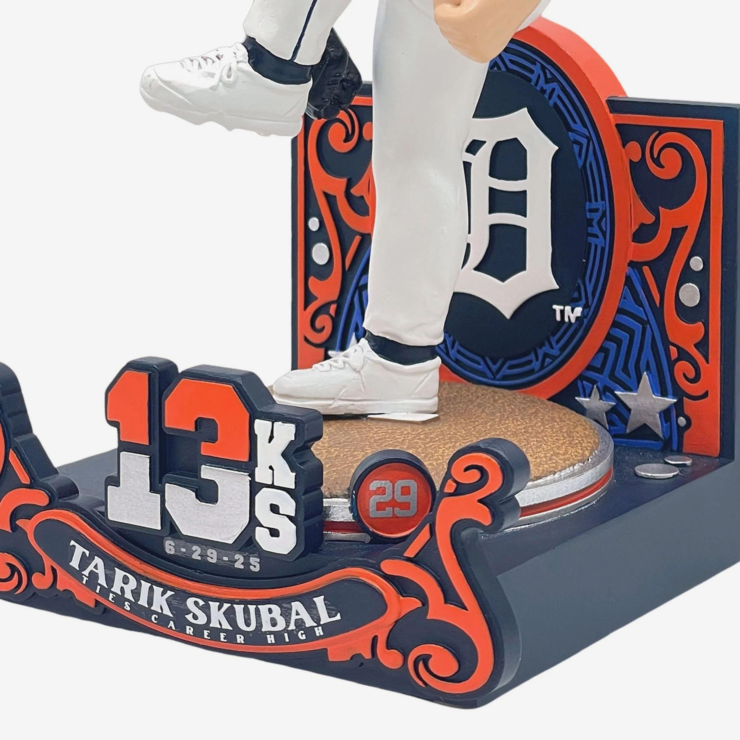 Tarik Skubal Detroit Tigers Career 13 Strikeout Gamebreaker Bobblehead - Image 3