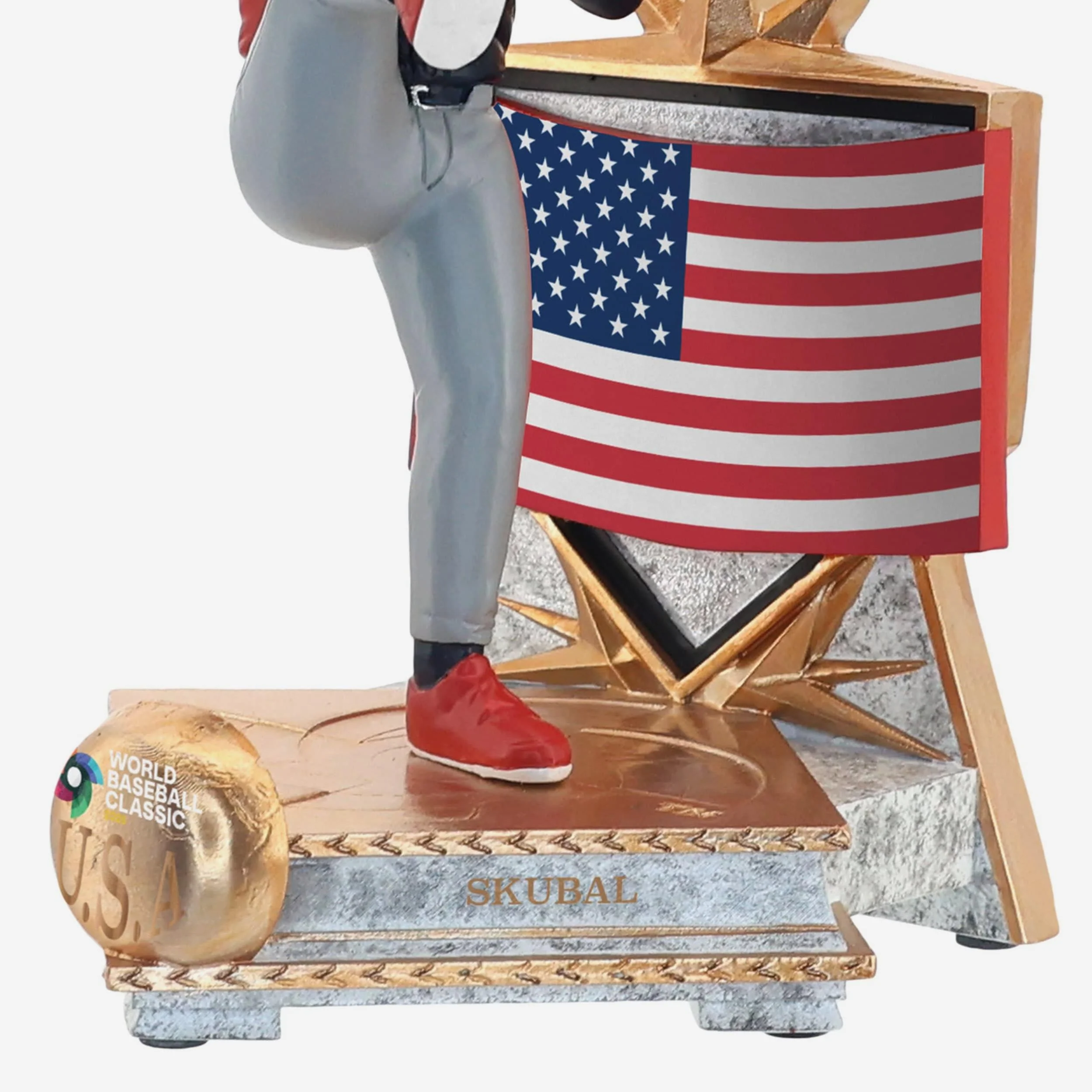 Tarik Skubal USA 2026 World Baseball Classic Flag Bobblehead - Image 3
