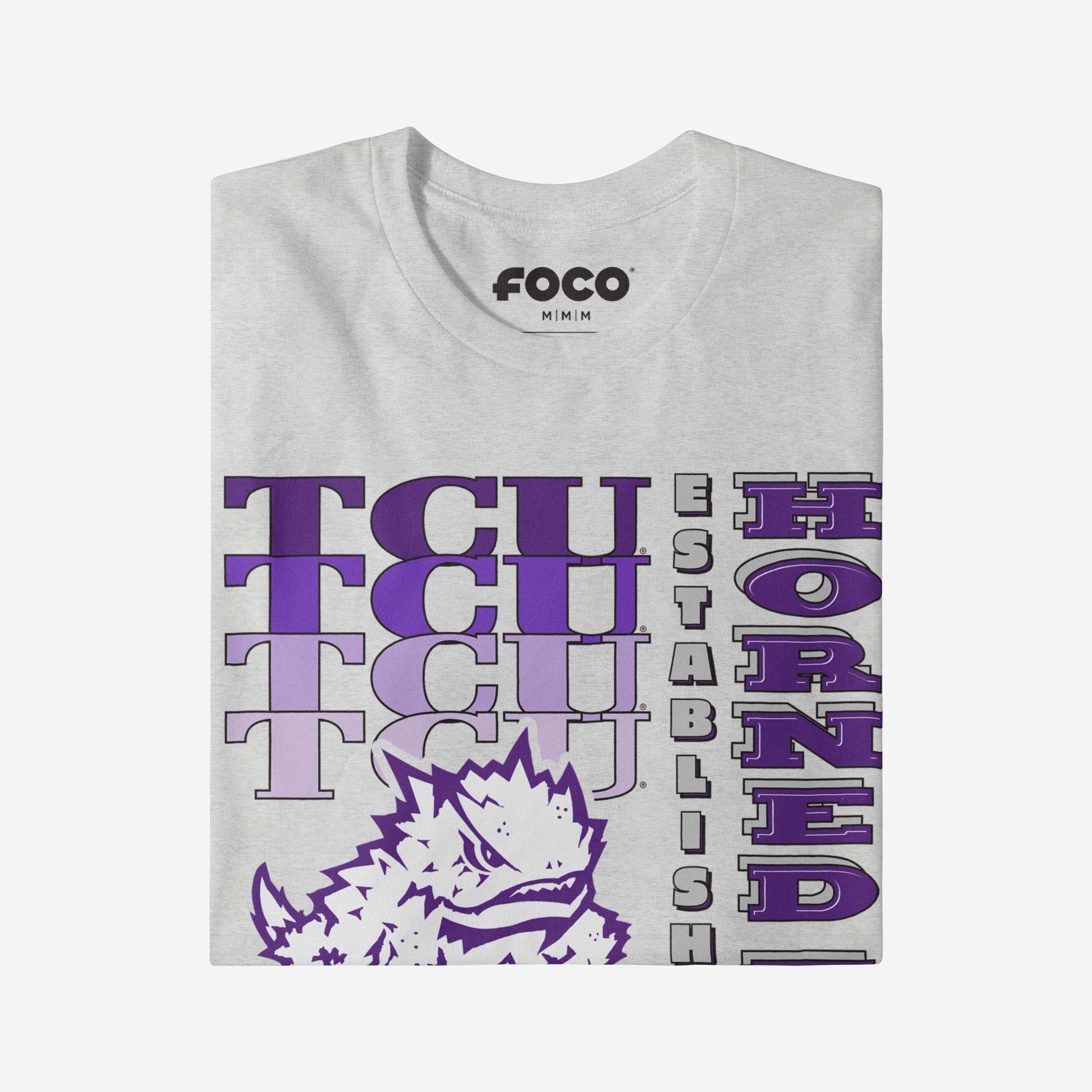 TCU Horned Frogs Gradient Wordmark T-Shirt - Image 3