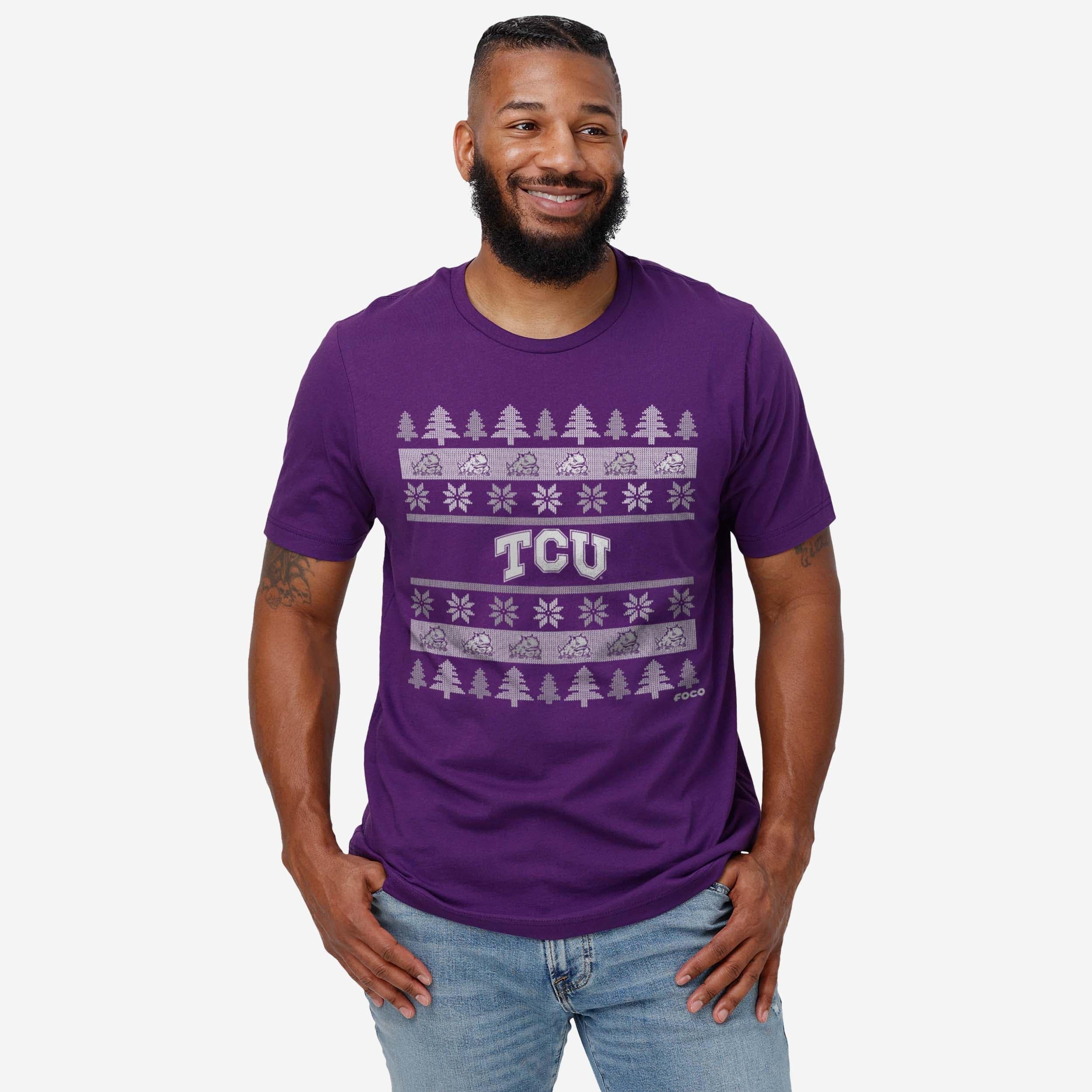 TCU Horned Frogs Holiday Sweater T-Shirt - Image 2