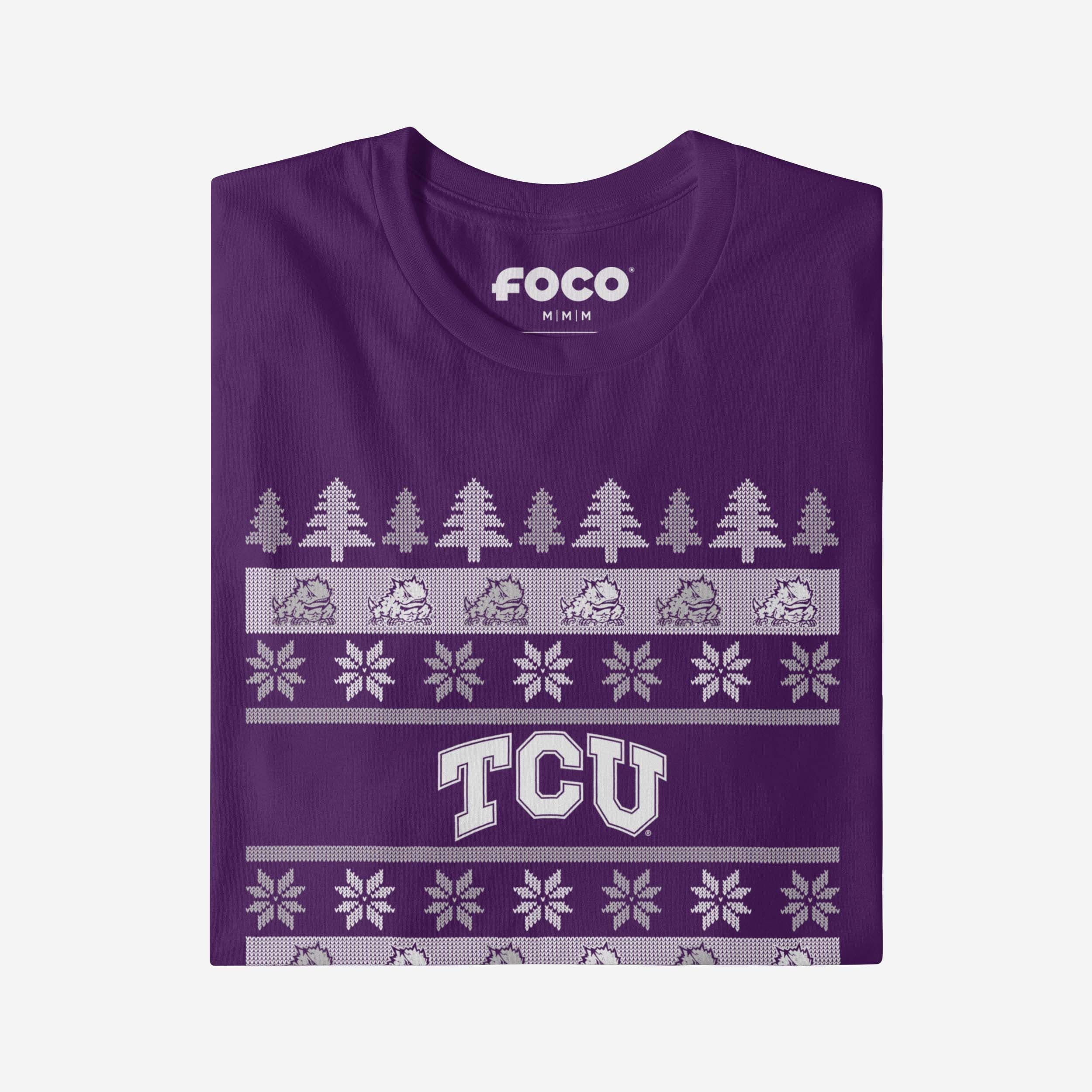 TCU Horned Frogs Holiday Sweater T-Shirt - Image 4