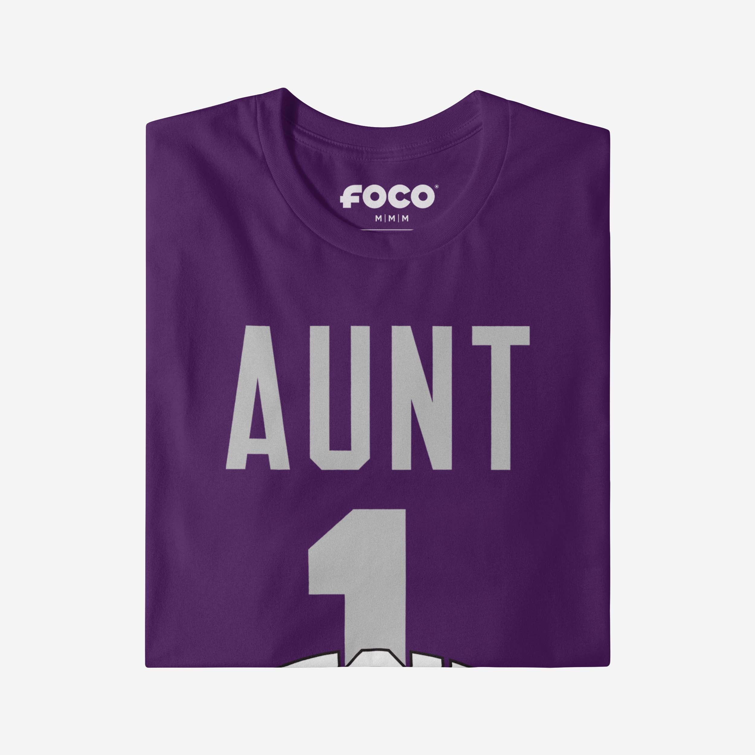 TCU Horned Frogs Number 1 Aunt T-Shirt - Image 4