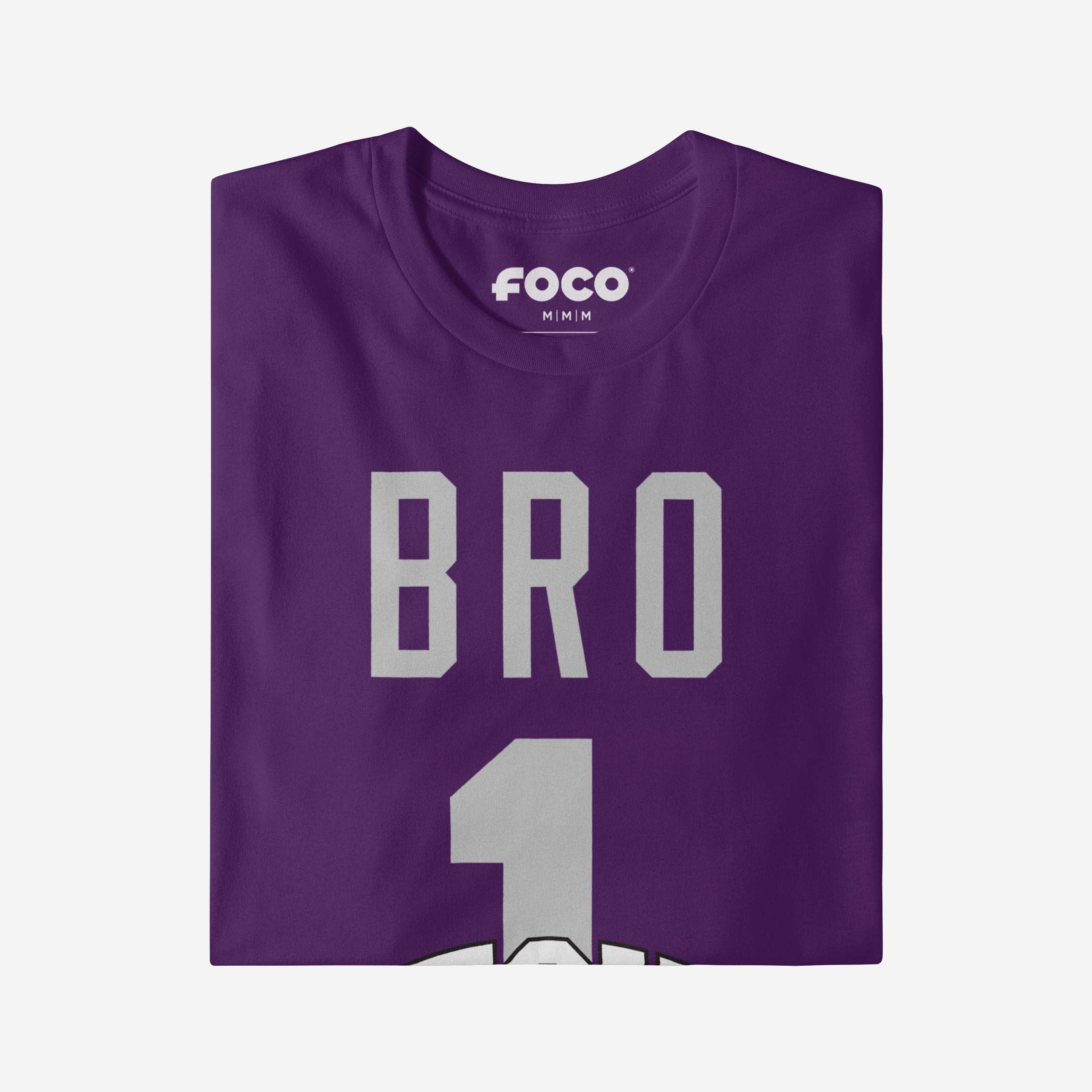 TCU Horned Frogs Number 1 Bro T-Shirt - Image 4