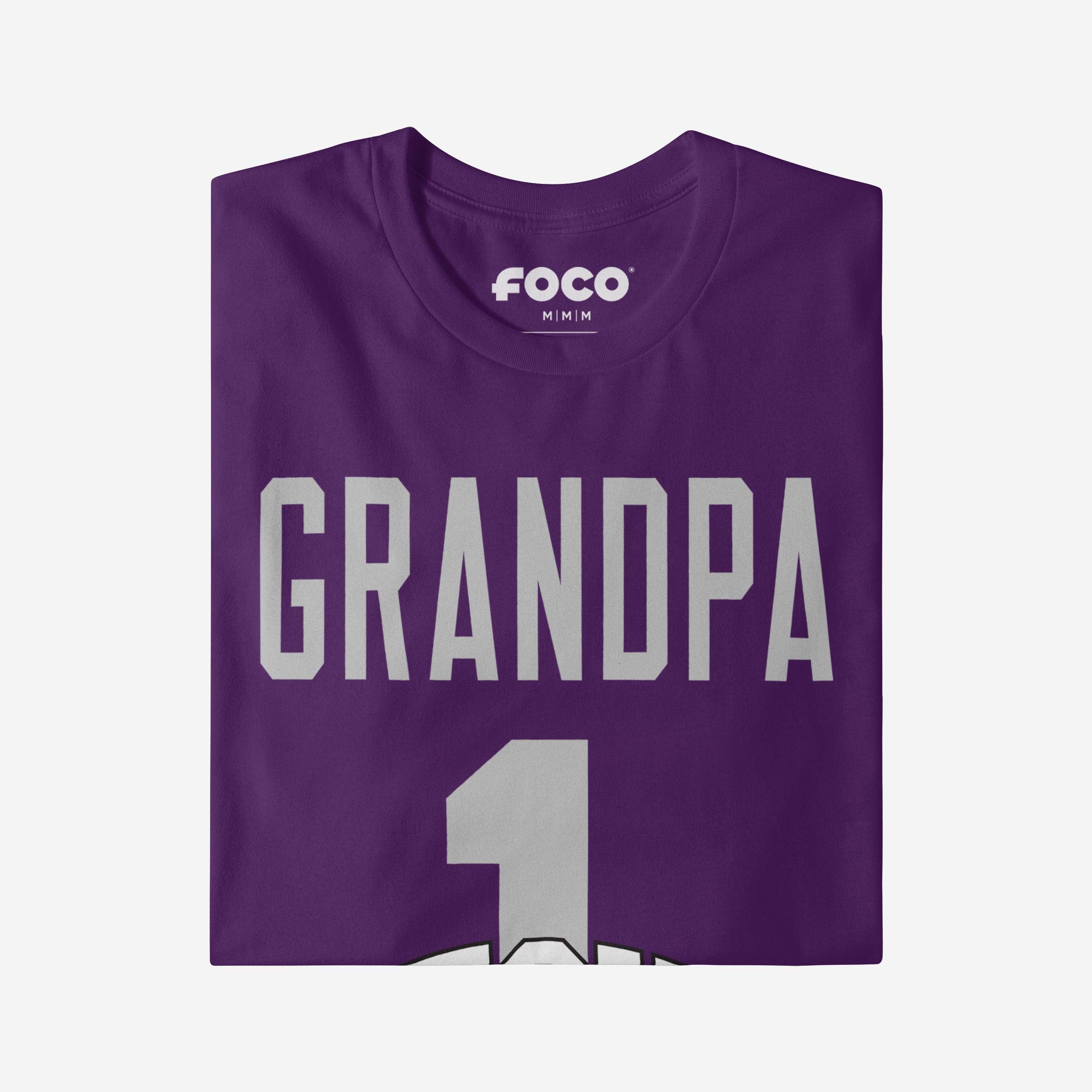 TCU Horned Frogs Number 1 Grandpa T-Shirt - Image 3
