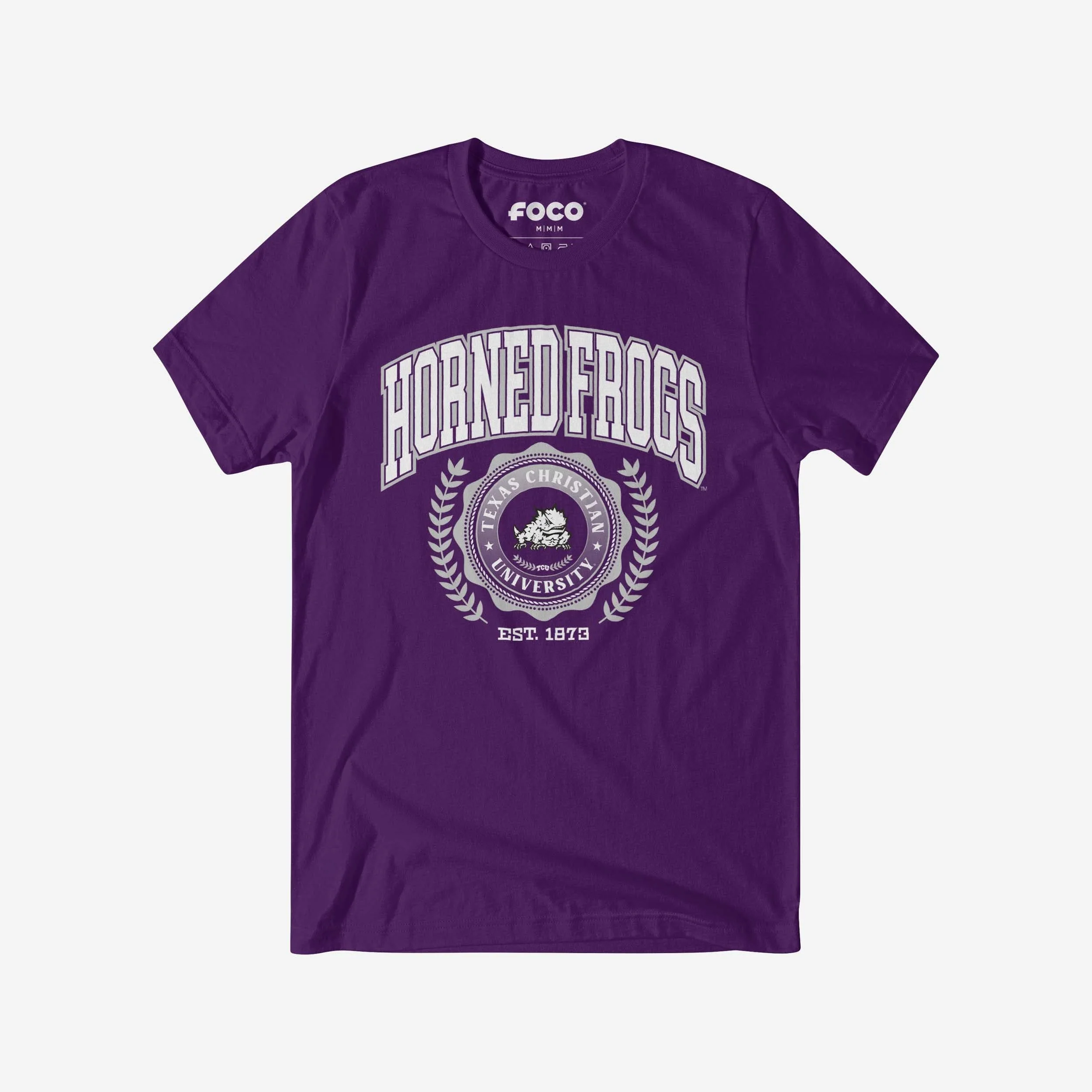 TCU Horned Frogs Team Crest T-Shirt - Image 5