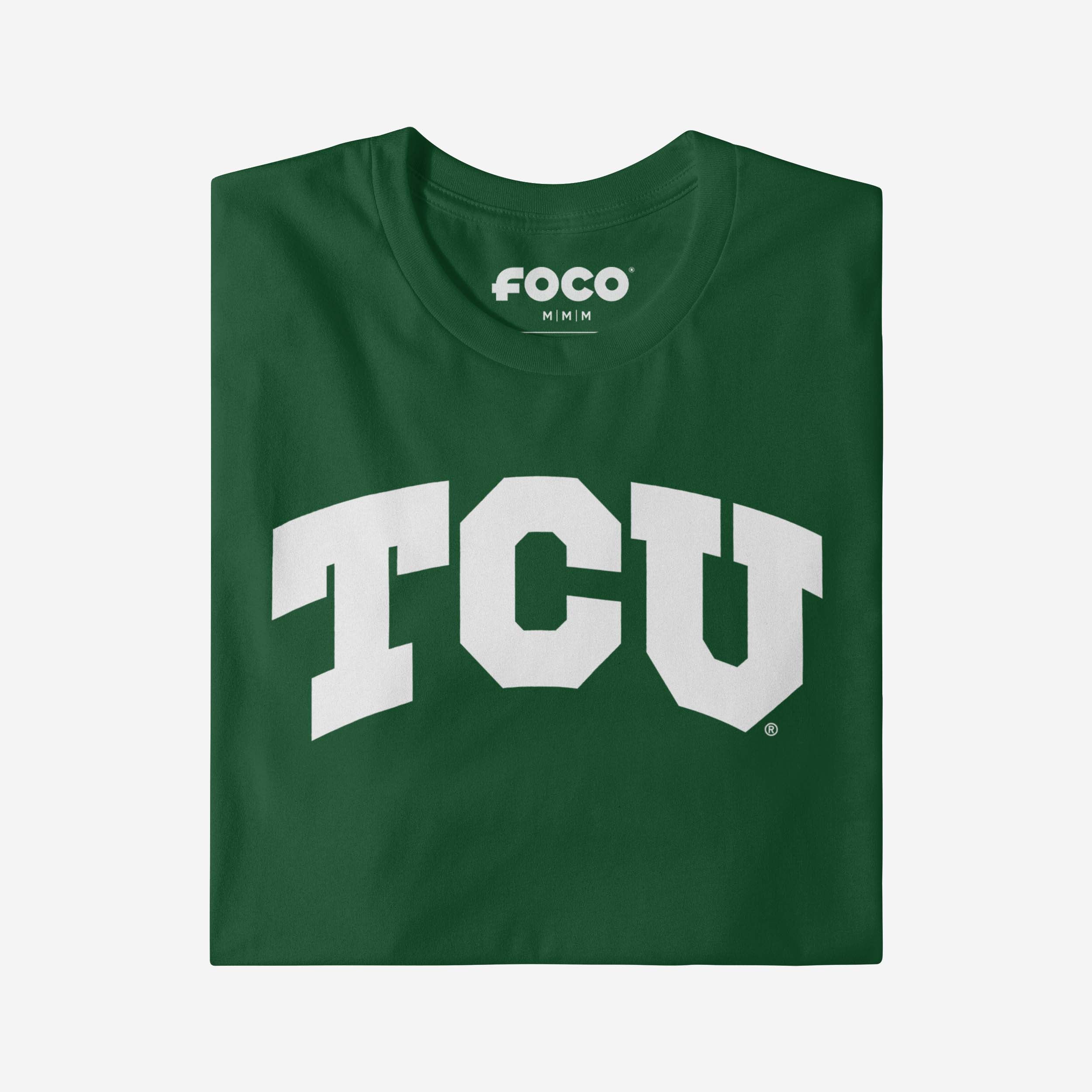 TCU Horned Frogs White Logo T-Shirt - Image 4