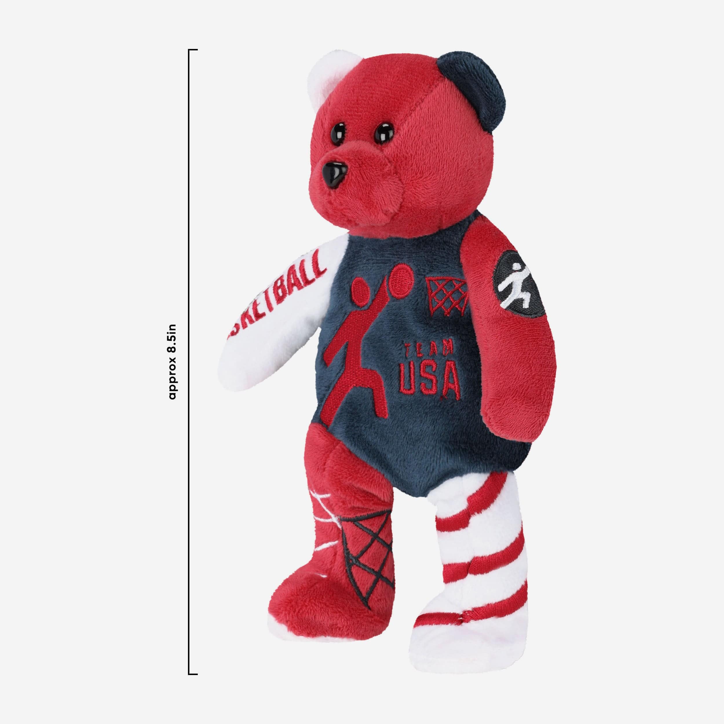 Team USA Basketball Team Beans Embroidered Bear - Image 3