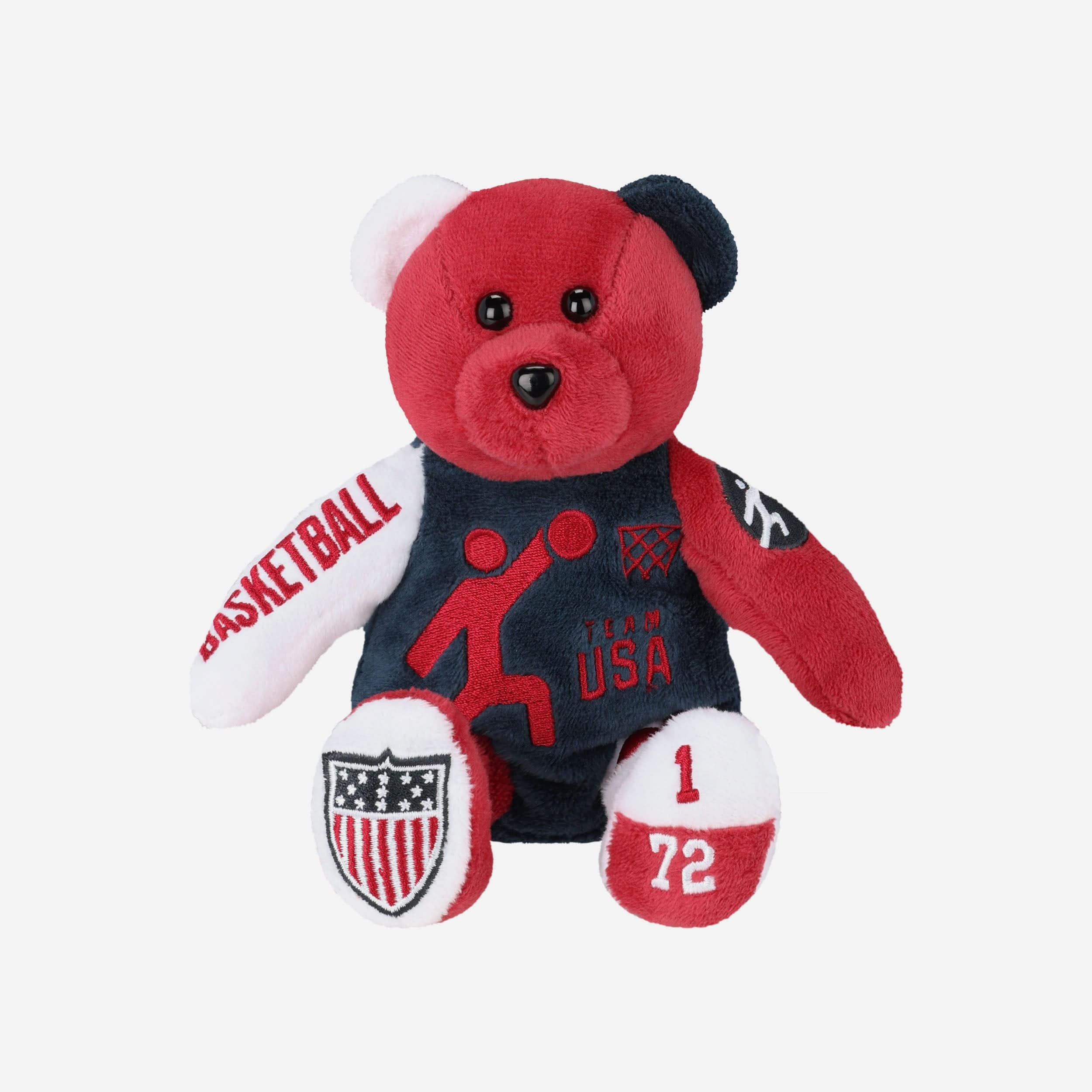 Team USA Basketball Team Beans Embroidered Bear - Image 5