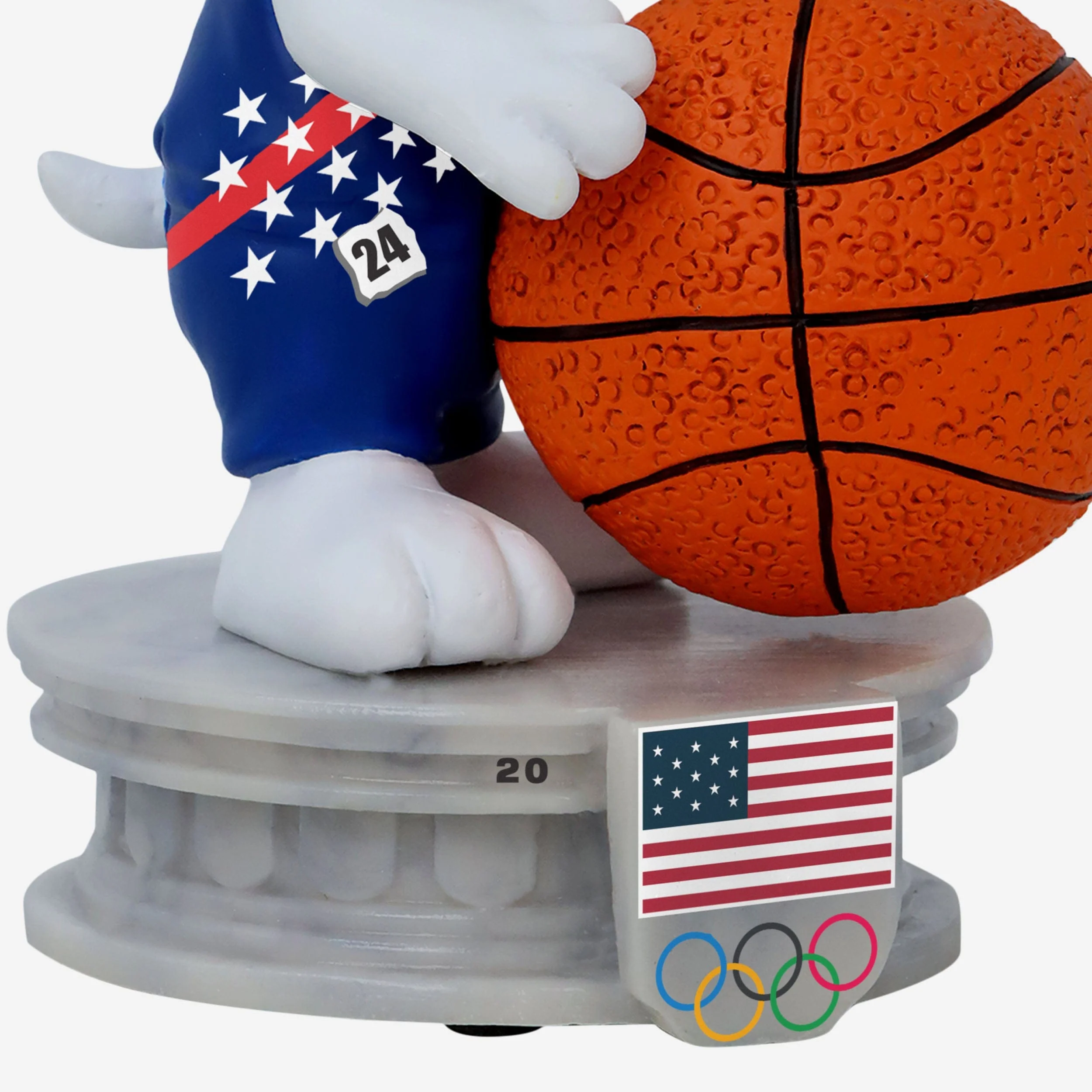 Team USA Snoopy Peanuts Basketball Mini Bobblehead - Image 3