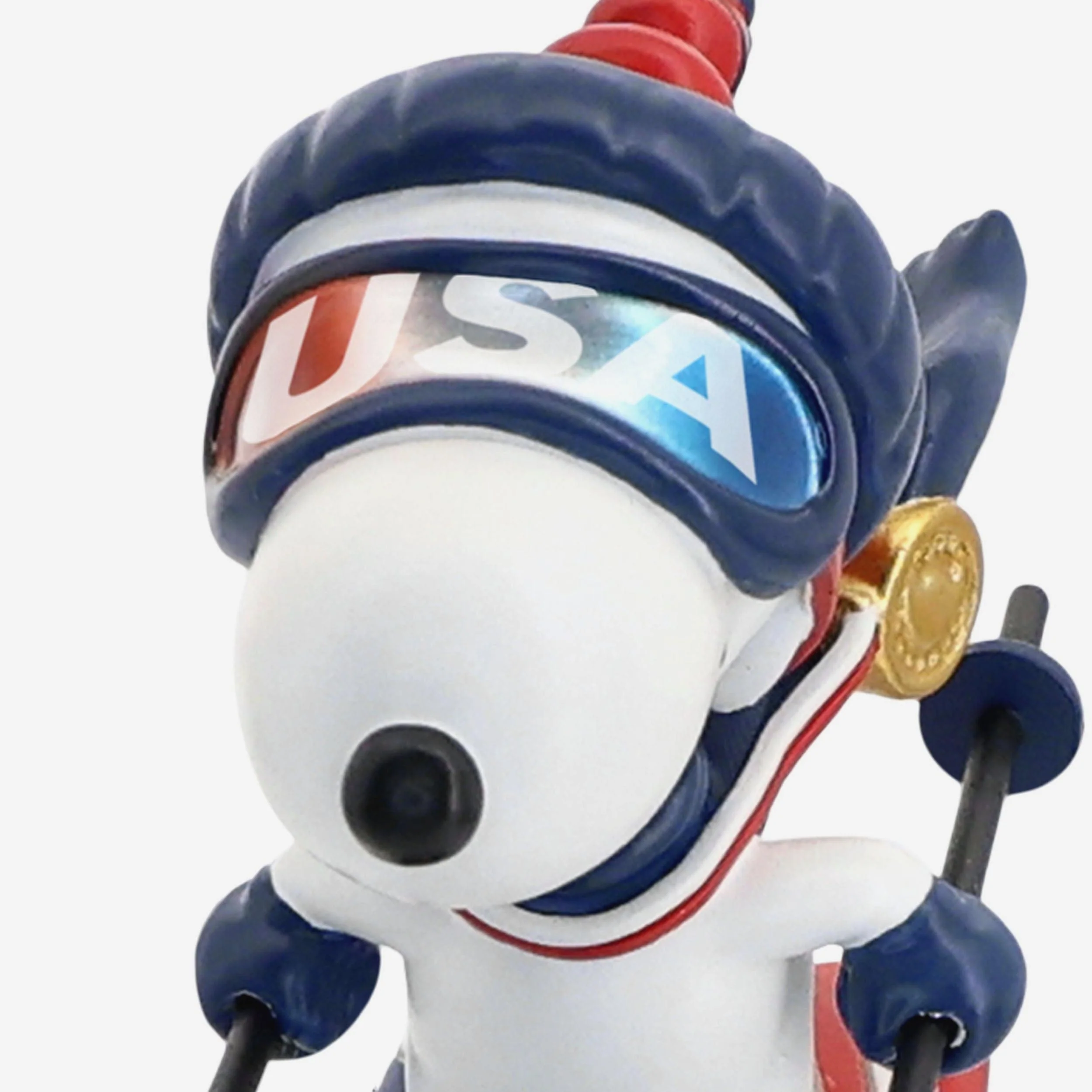 Team USA Snoopy Peanuts Ski Jump Mini Bobblehead - Image 2
