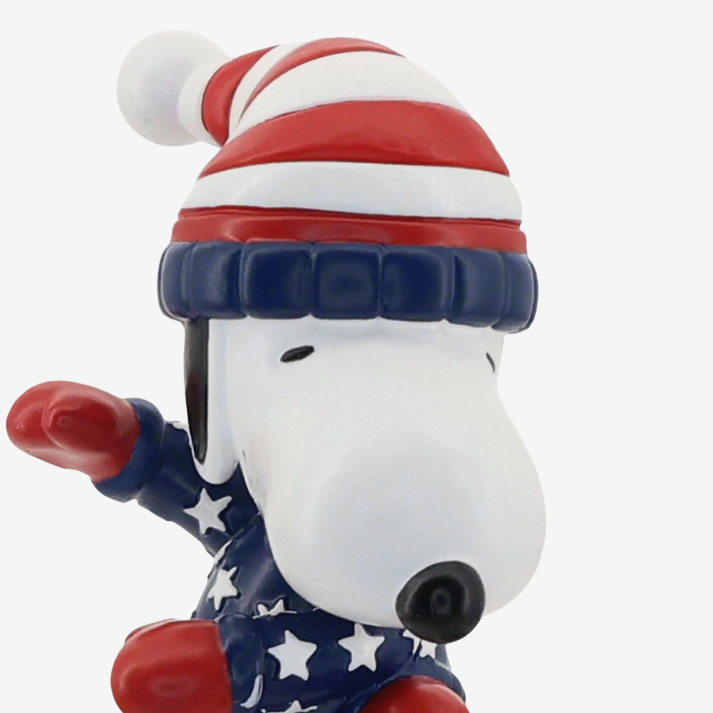 Team USA Snoopy Peanuts Snowboarding Mini Bobblehead - Image 2