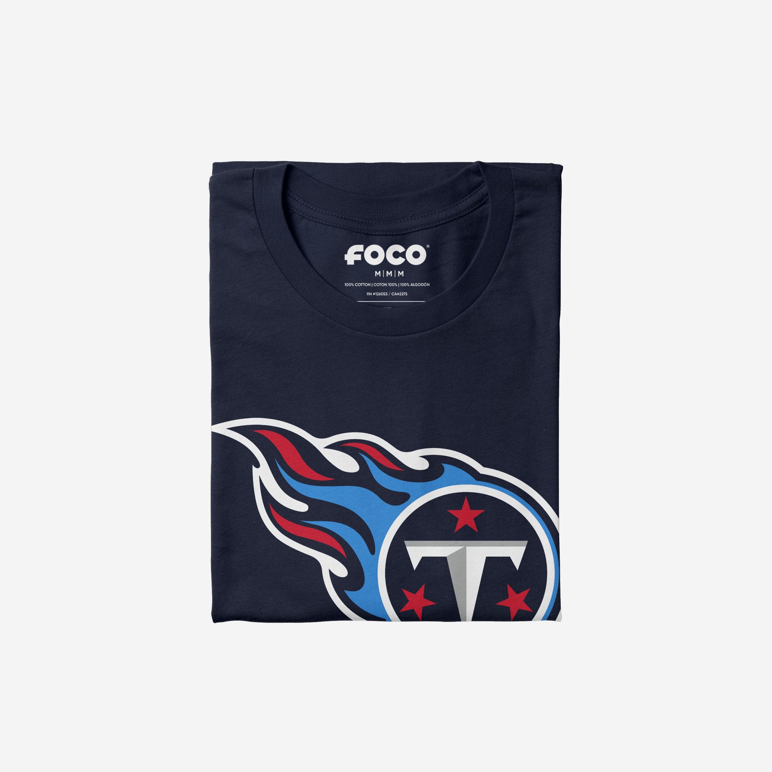 Tennessee Titans 1999 Retro Primary Logo T-Shirt - Image 4