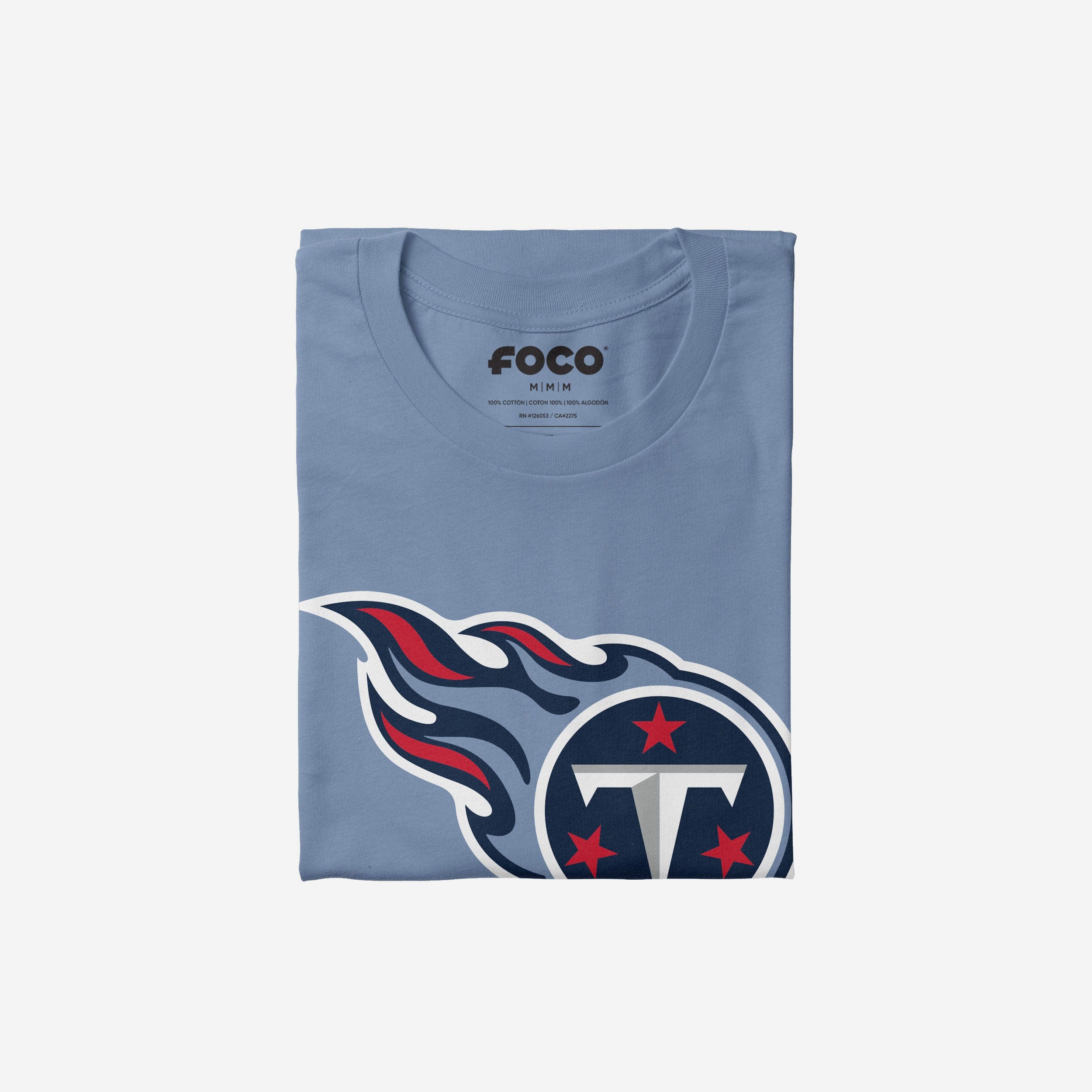 Tennessee Titans 1999 Retro Primary Logo T-Shirt - Image 8
