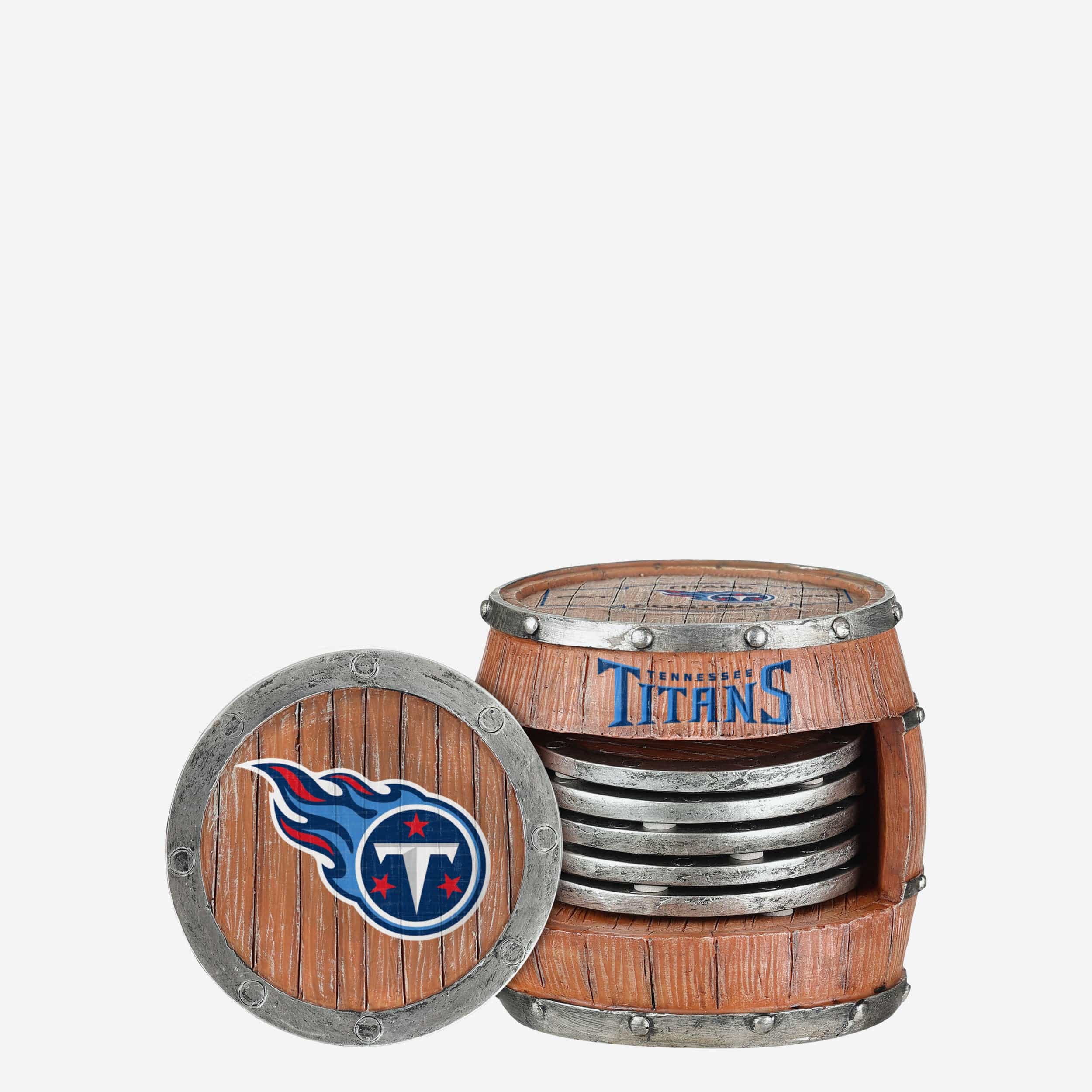 Tennessee Titans 5 Pack Barrel Coaster Set