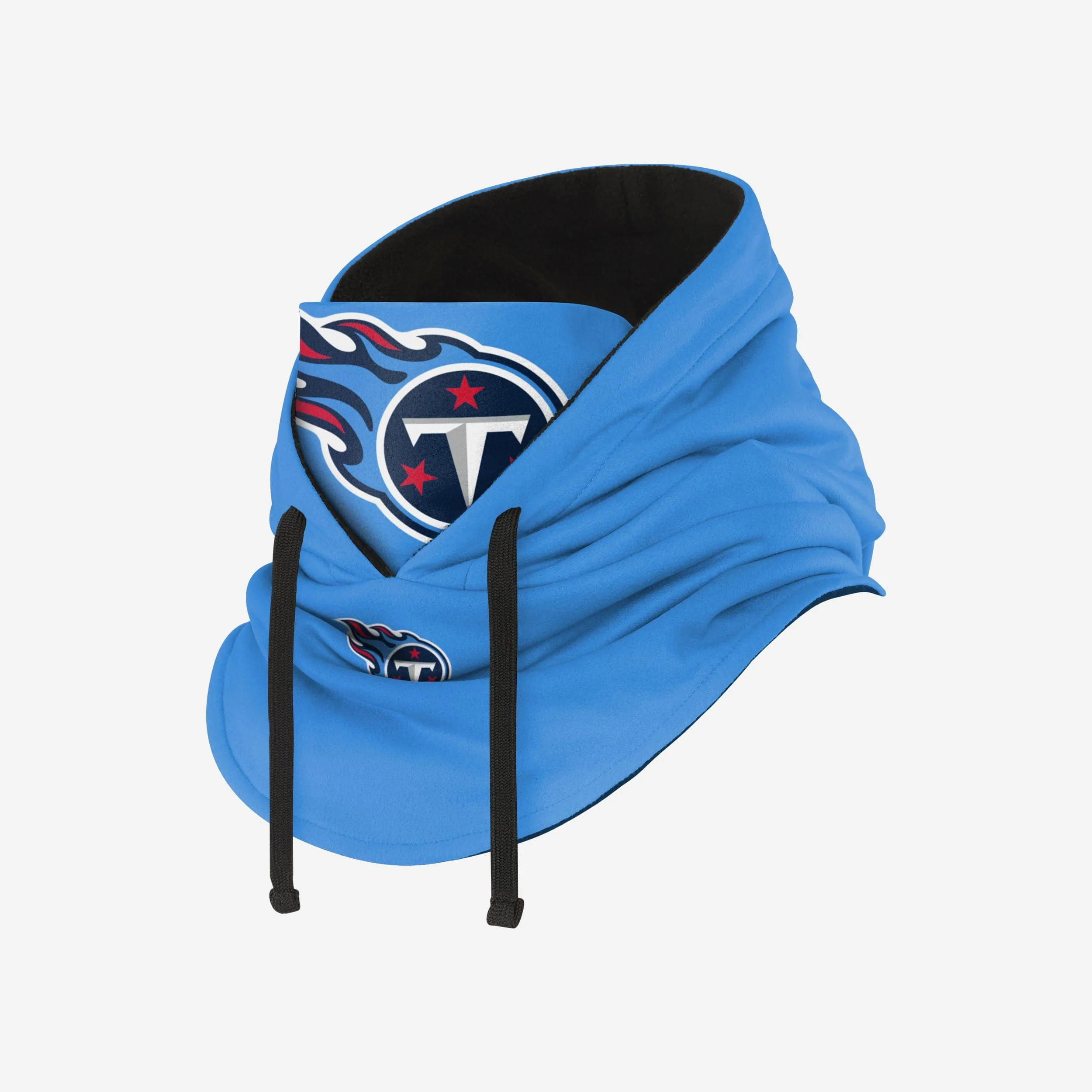 Tennessee Titans Alternate Team Color Drawstring Hooded Gaiter - Image 2