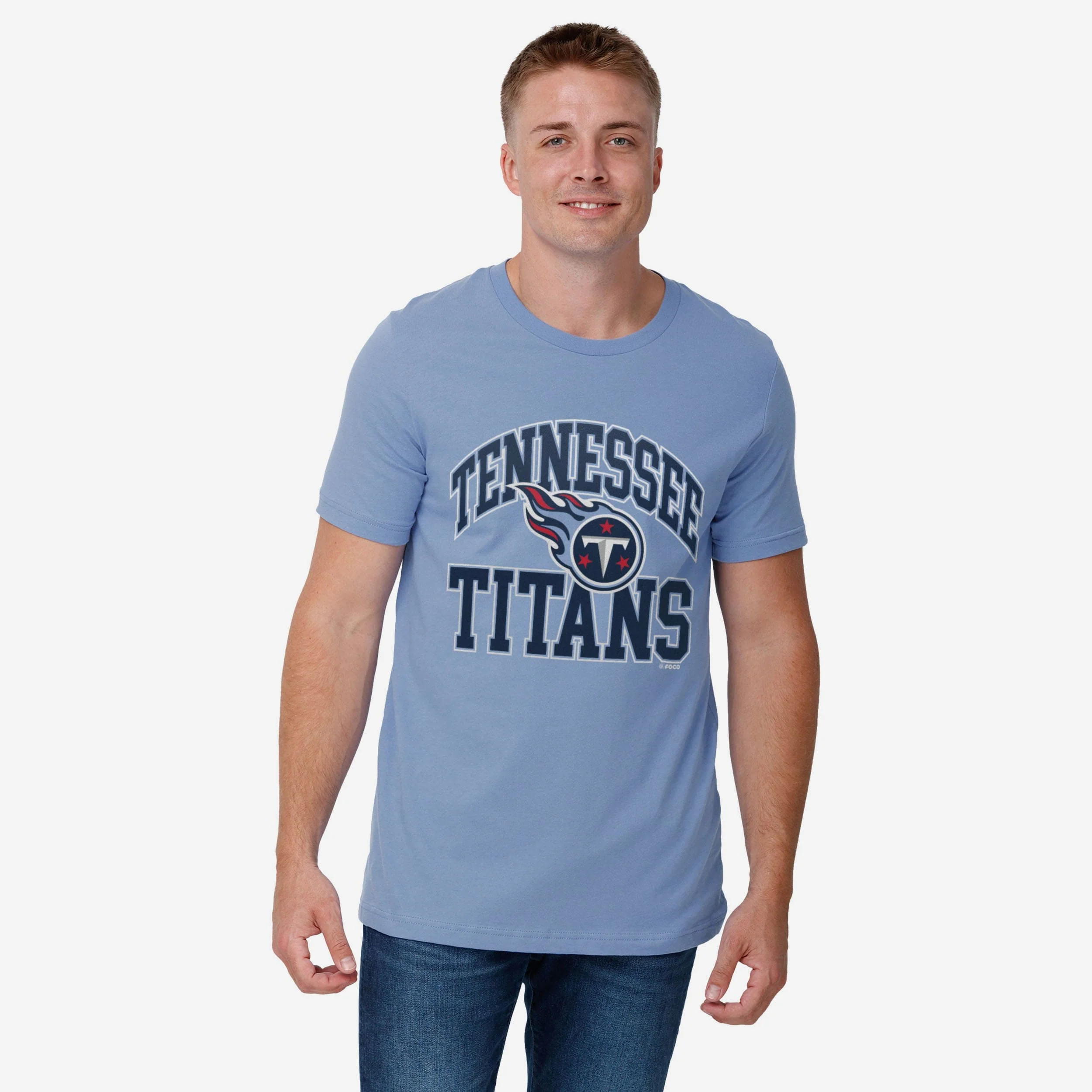 Tennessee Titans Arched Wordmark T-Shirt - Image 6