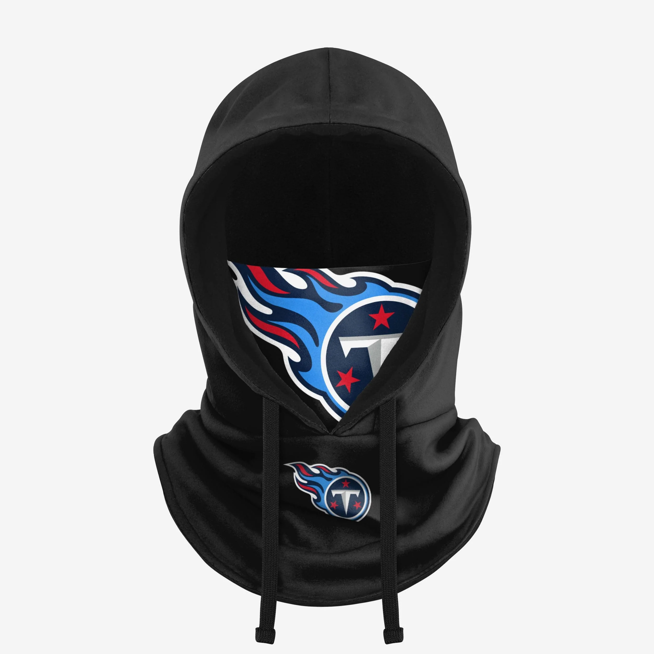 Tennessee Titans Black Drawstring Hooded Gaiter
